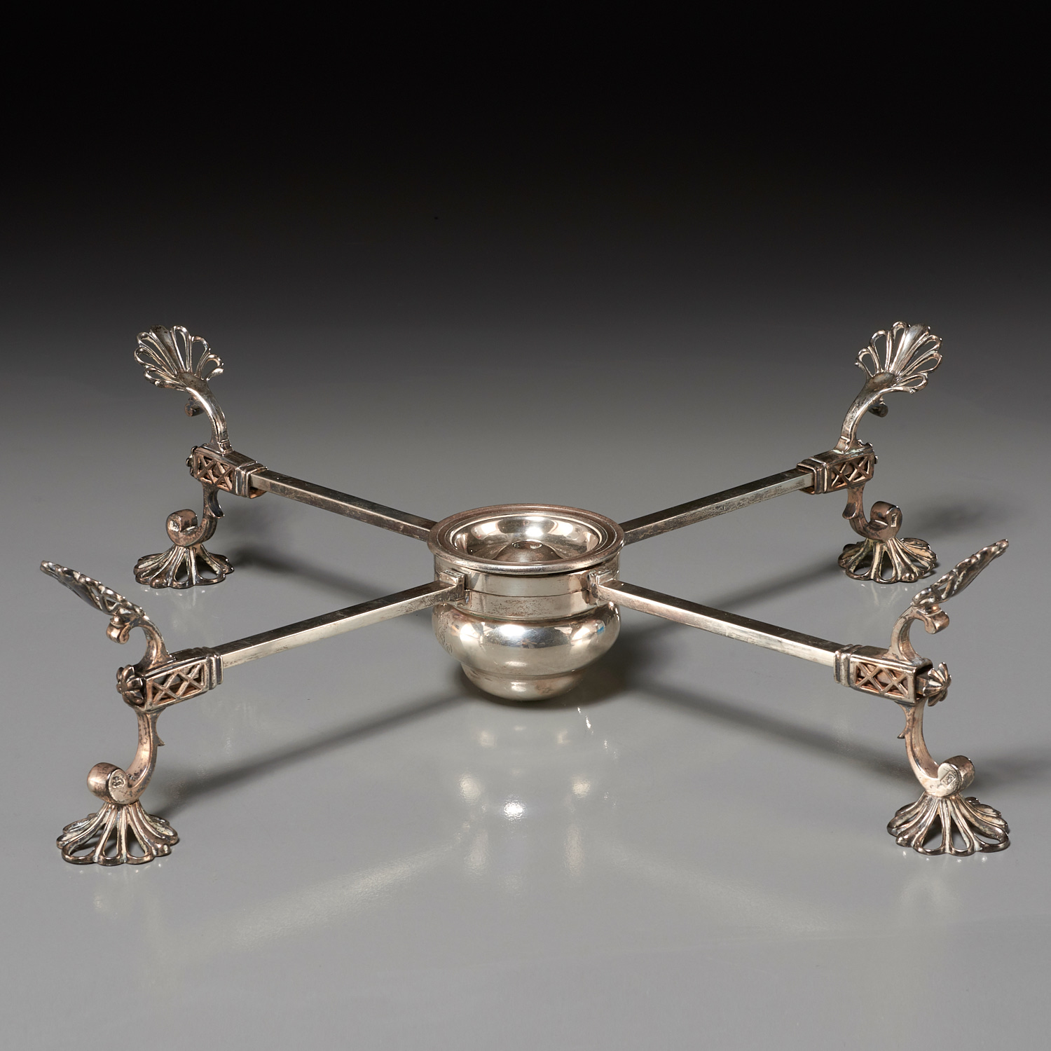 GEORGE III SILVER DISH CROSS, C. 1766