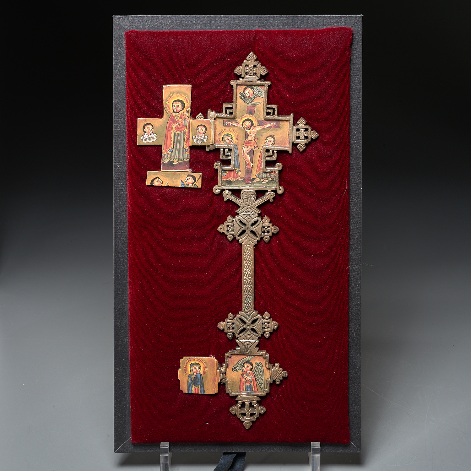 ETHIOPIAN PROCESSIONAL COPTIC CROSS 3626e9