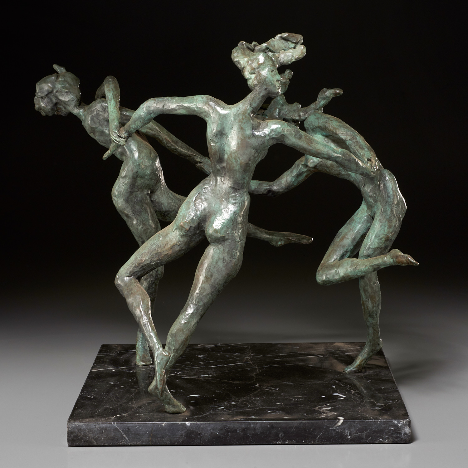 ELBERT WEINBERG, BRONZE SCULPTURE,