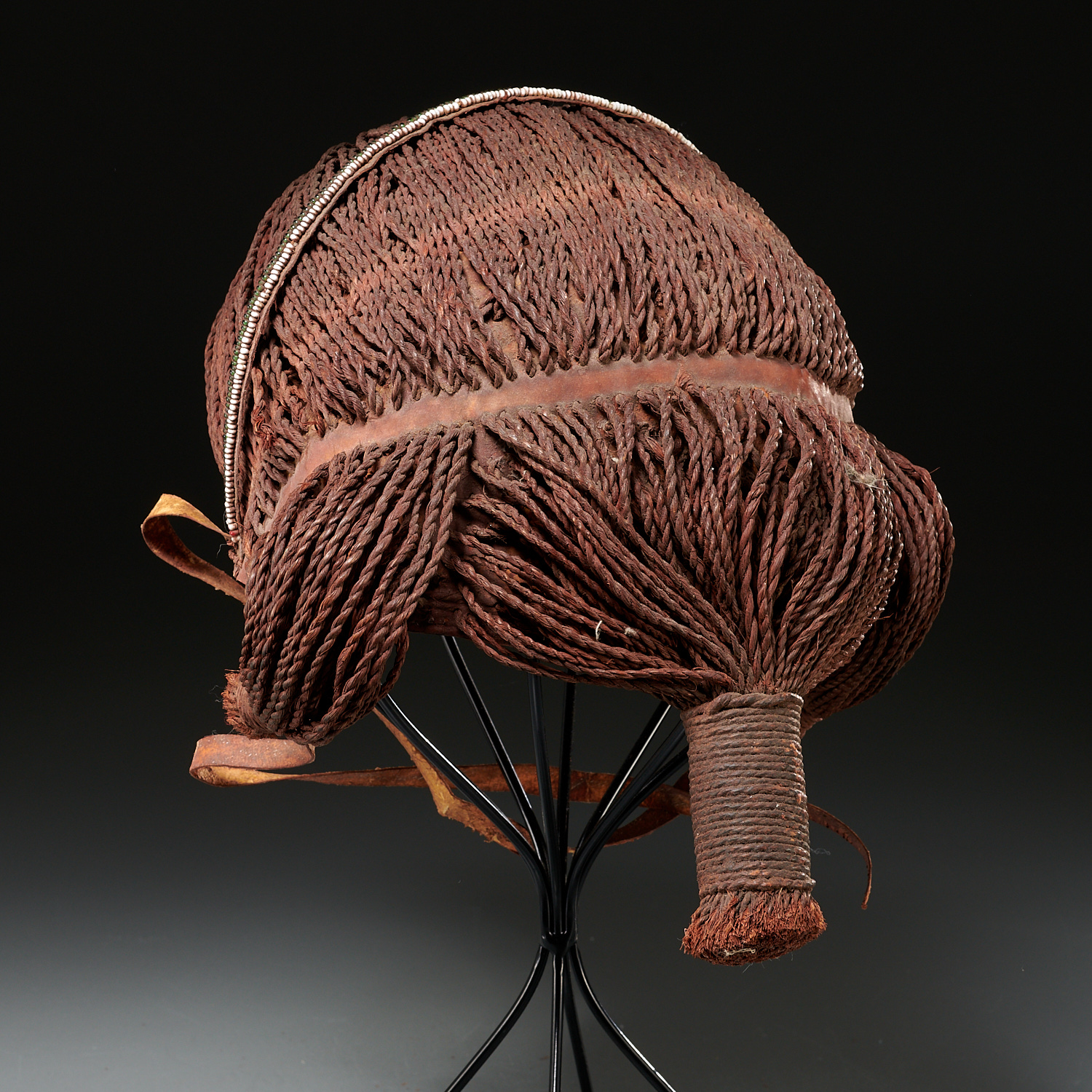 MASAI PEOPLES, HAIRPIECE HEADDRESS 20th