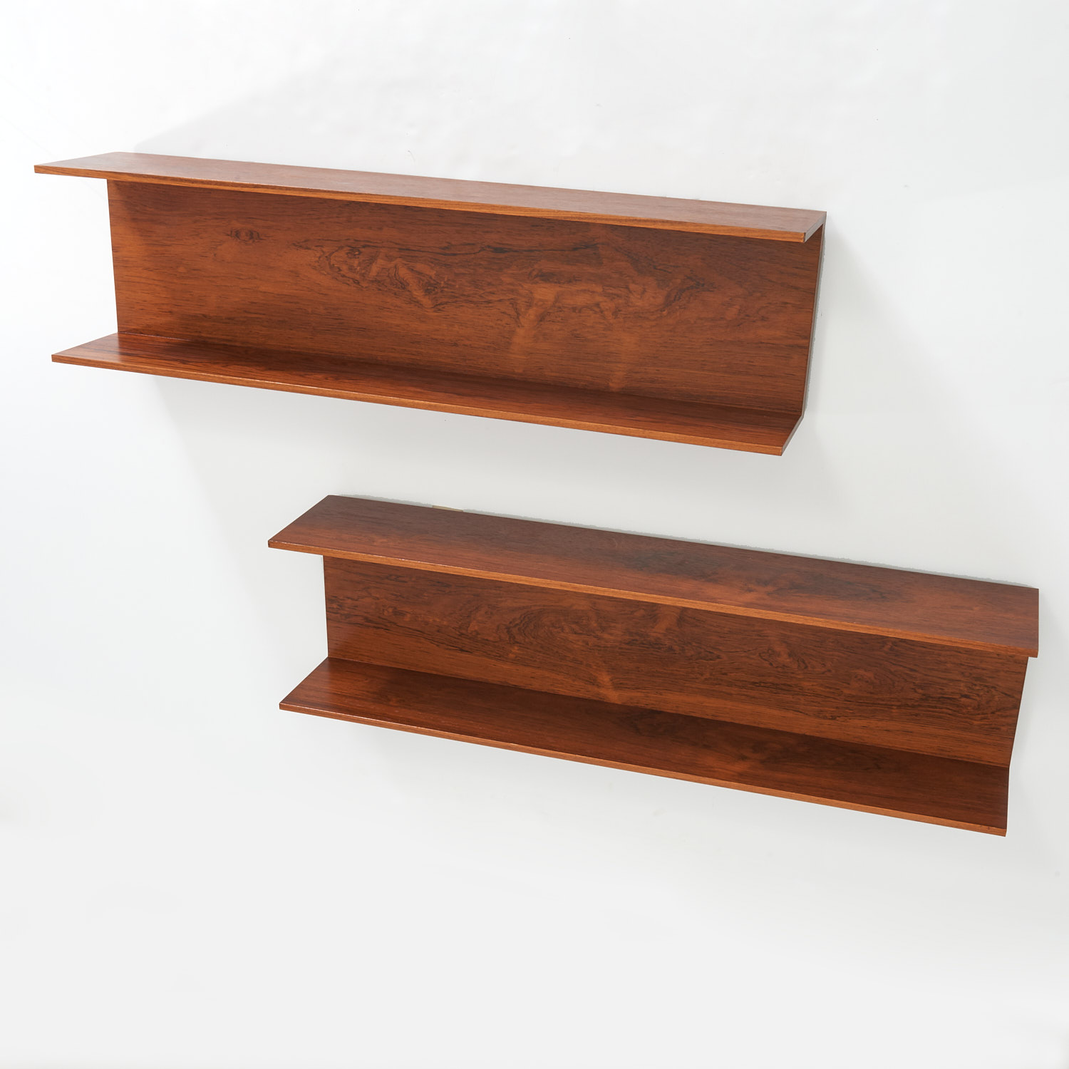 WALTER WIRZ PAIR WALL MOUNT SHELVES 3627aa