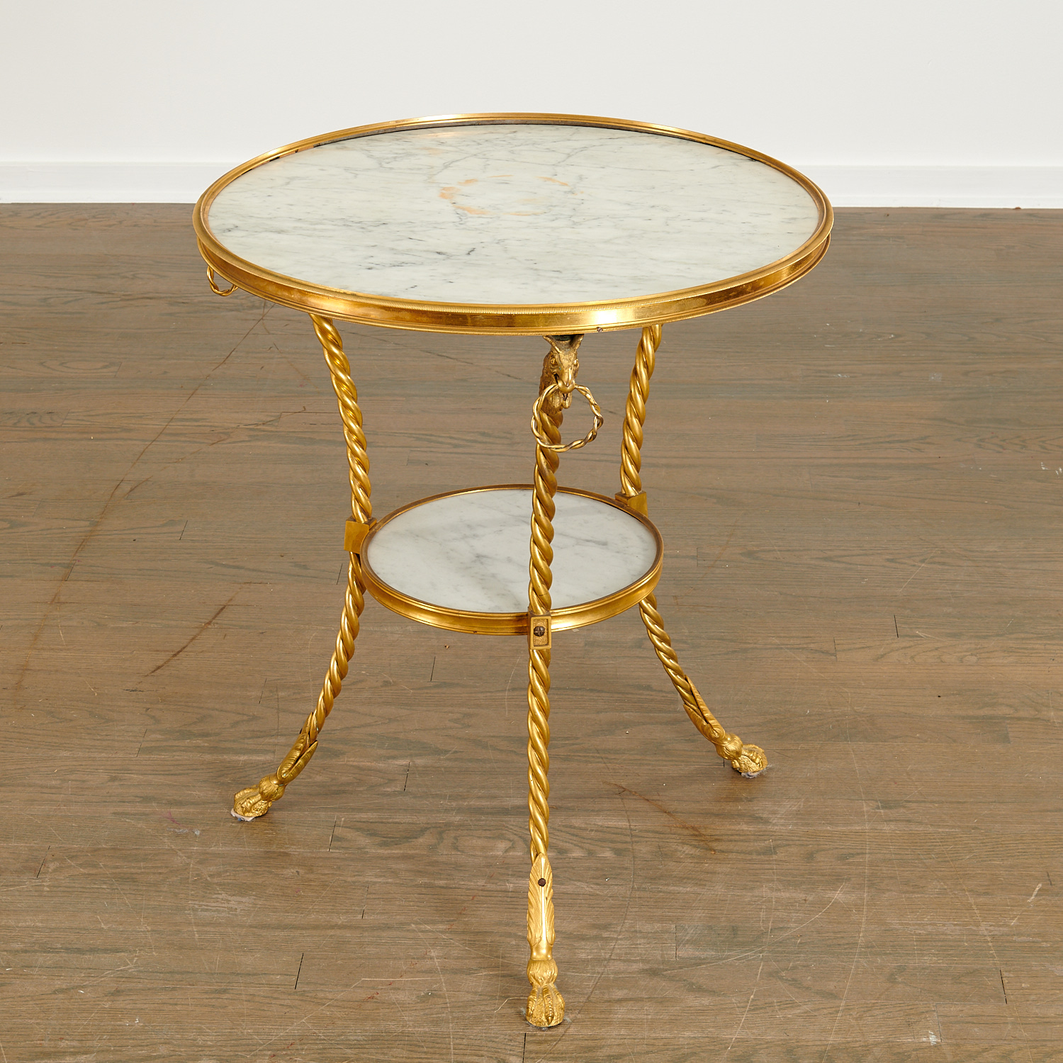 NICE EMPIRE GILT BRONZE MARBLE 362832