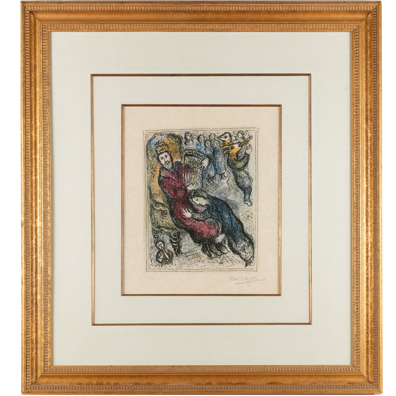 MARC CHAGALL COLOR LITHOGRAPH  362842