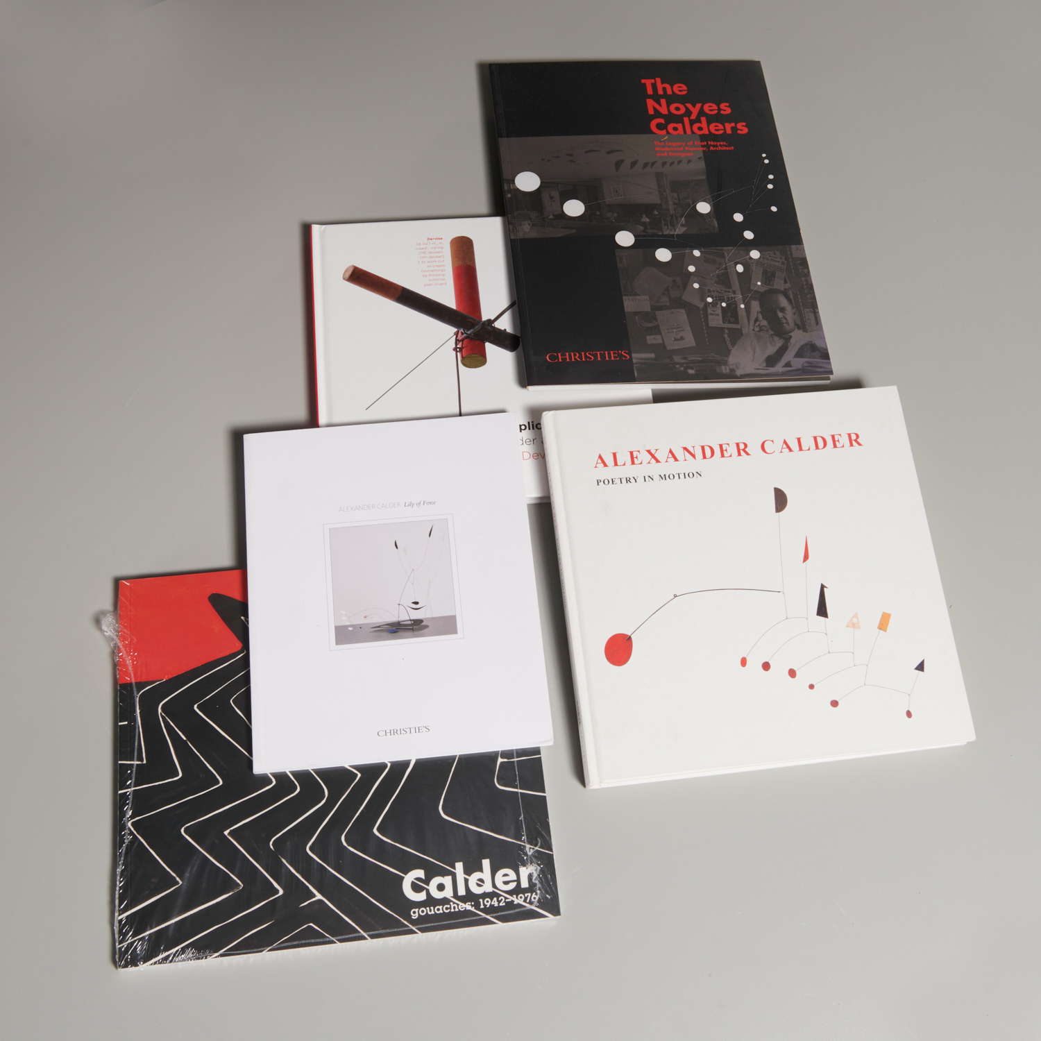 ALEXANDER CALDER 5 BOOKS CATALOGS 362925