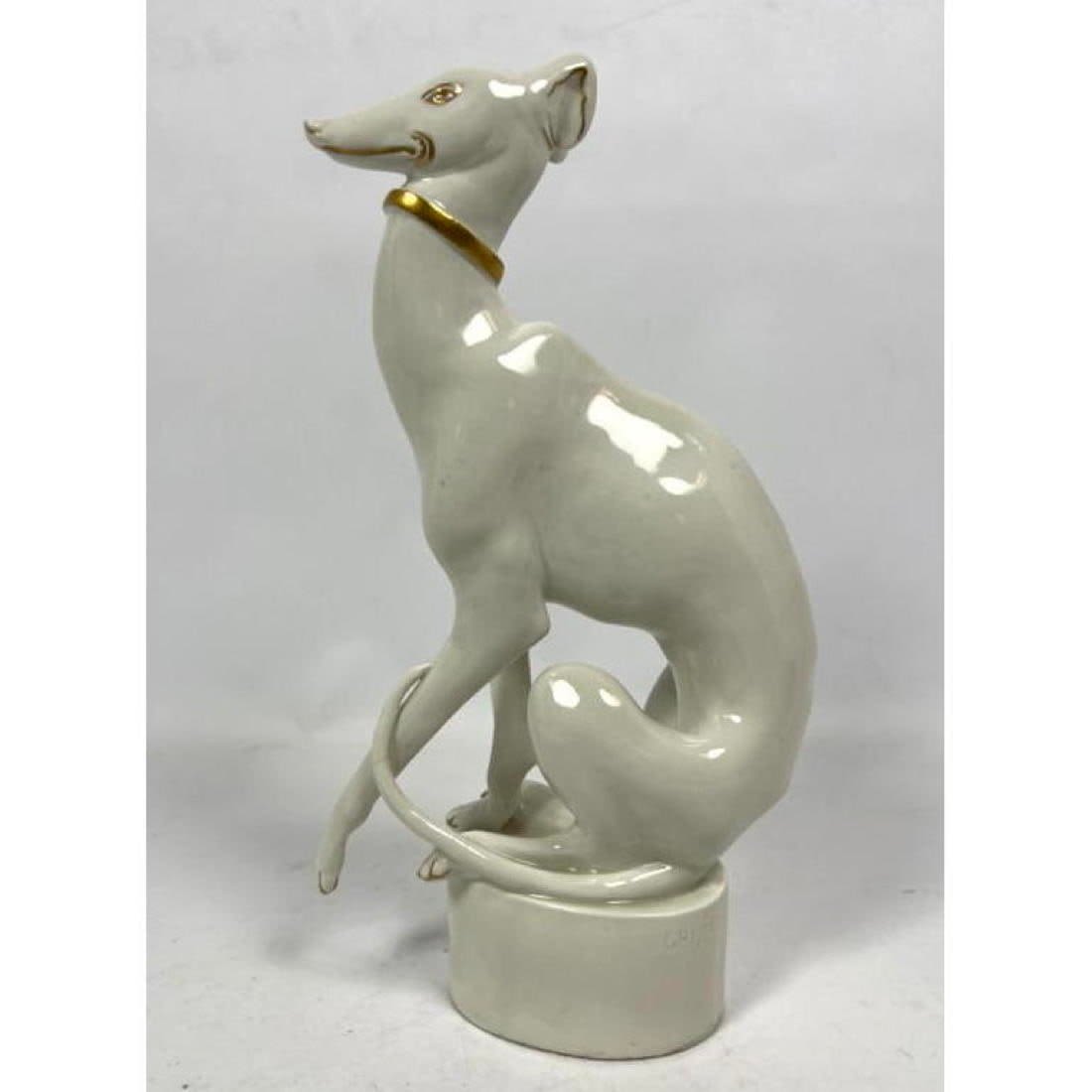 RICHARD GINORI Porcelain Whippet