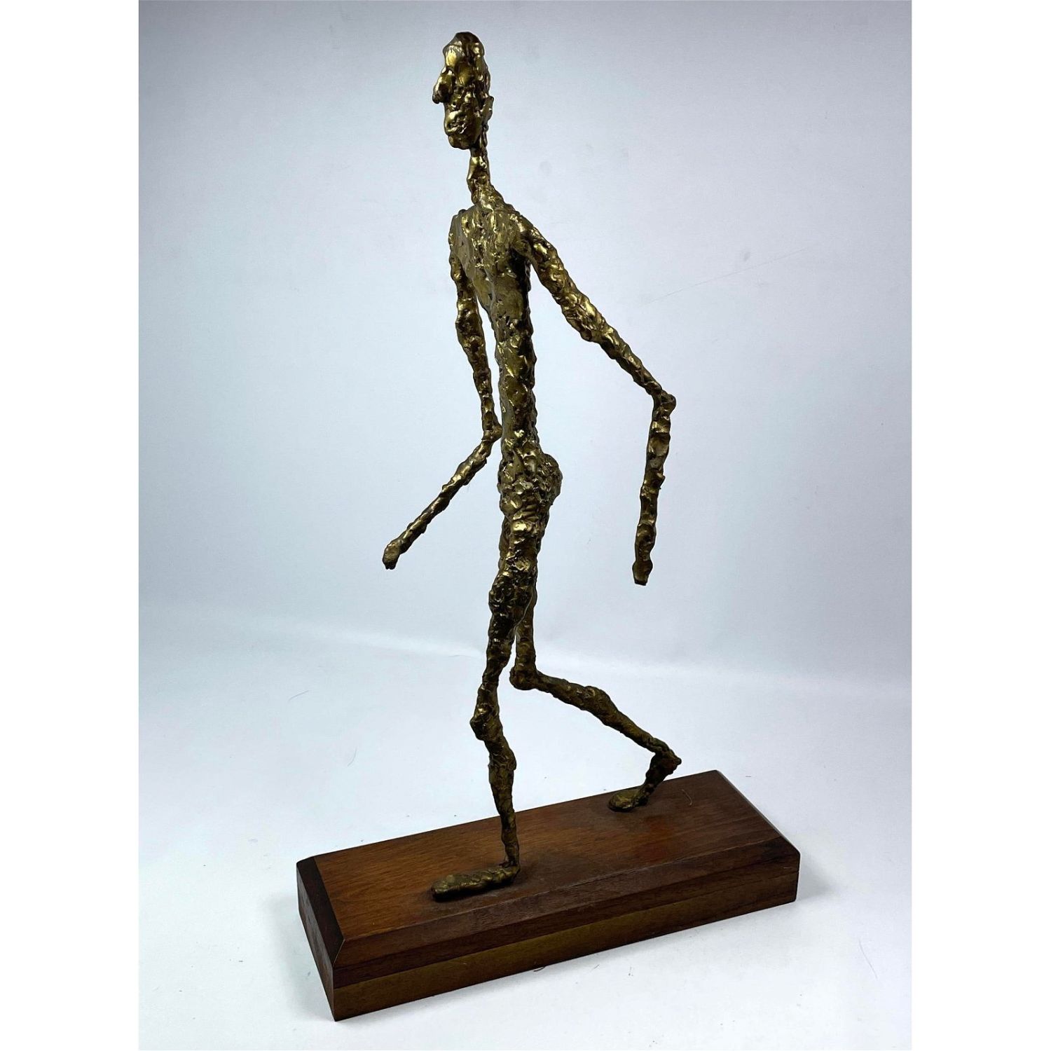 Giacometti style Bronze Walking 3629bc
