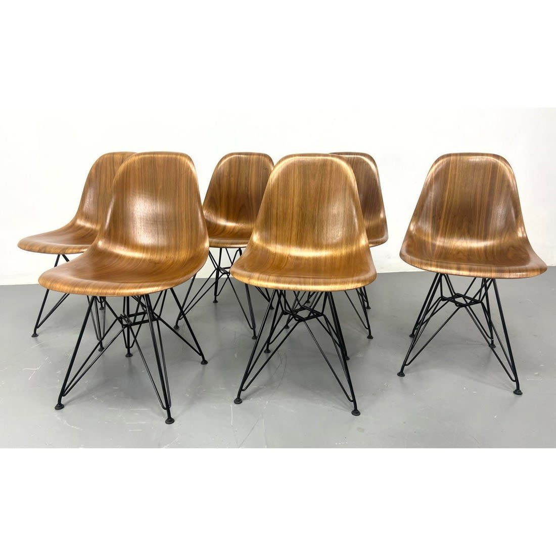 Set of 6 Charles Eames Herman 362a02