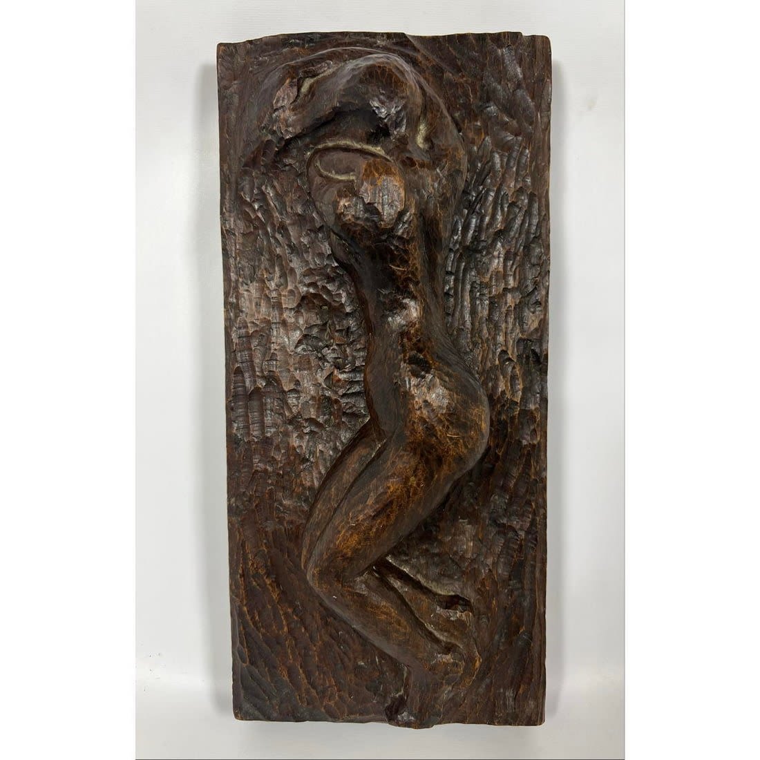 F KISLER Figural Nude Relief Sculpture.