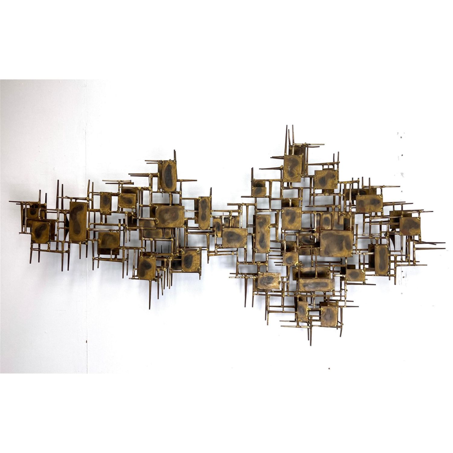 MARC CREATES Brutalist Metal Wall