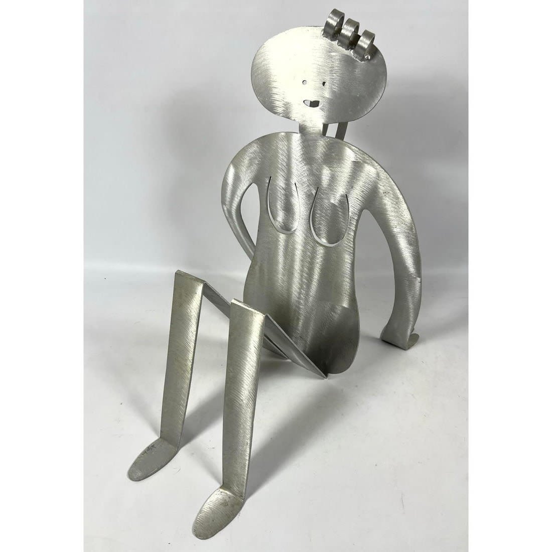 Figural Artisan Aluminum Sculpture
