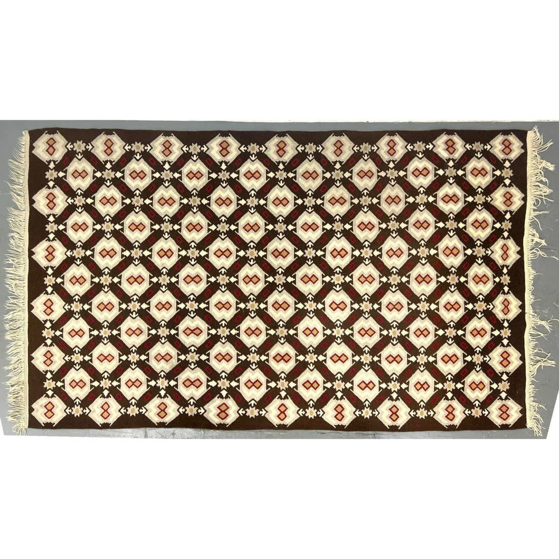 8 9 x 5 4 Tribal area rug Flatweave 362a6b