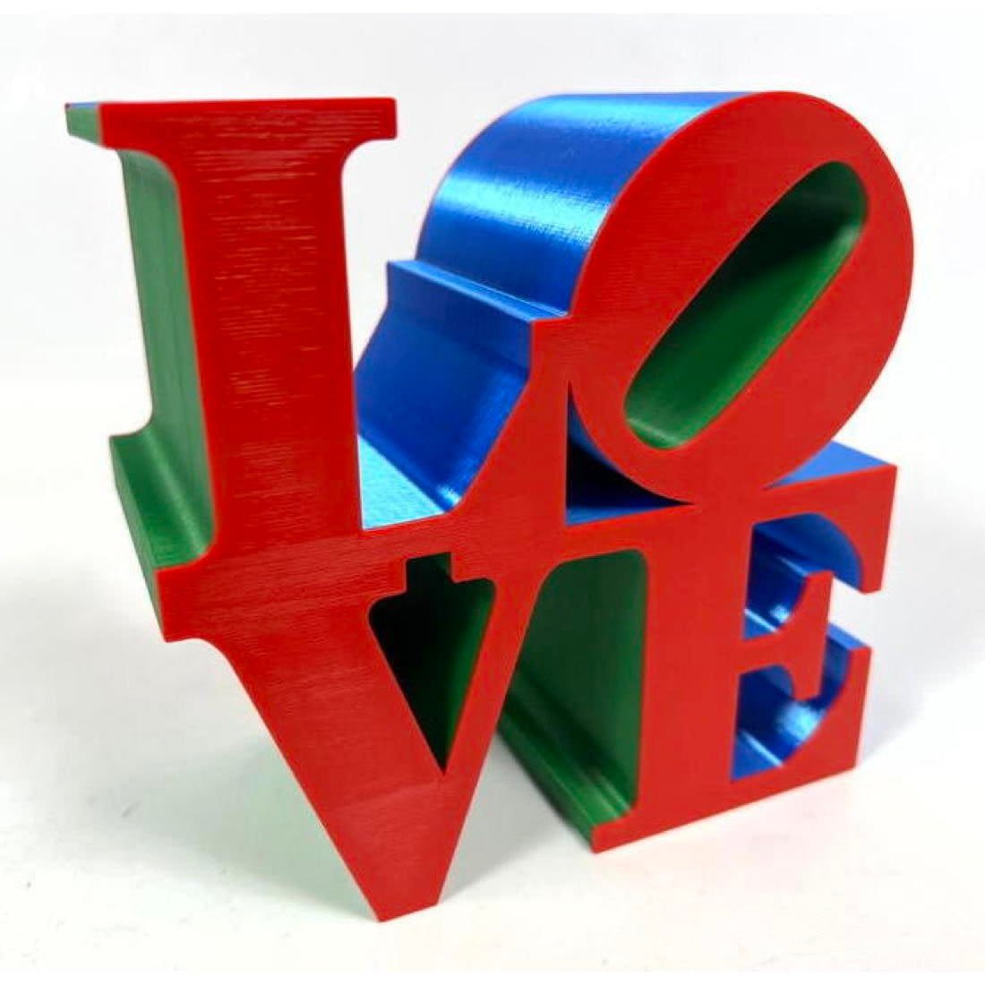 Robert Indiana inspired LOVE plastic 362a74