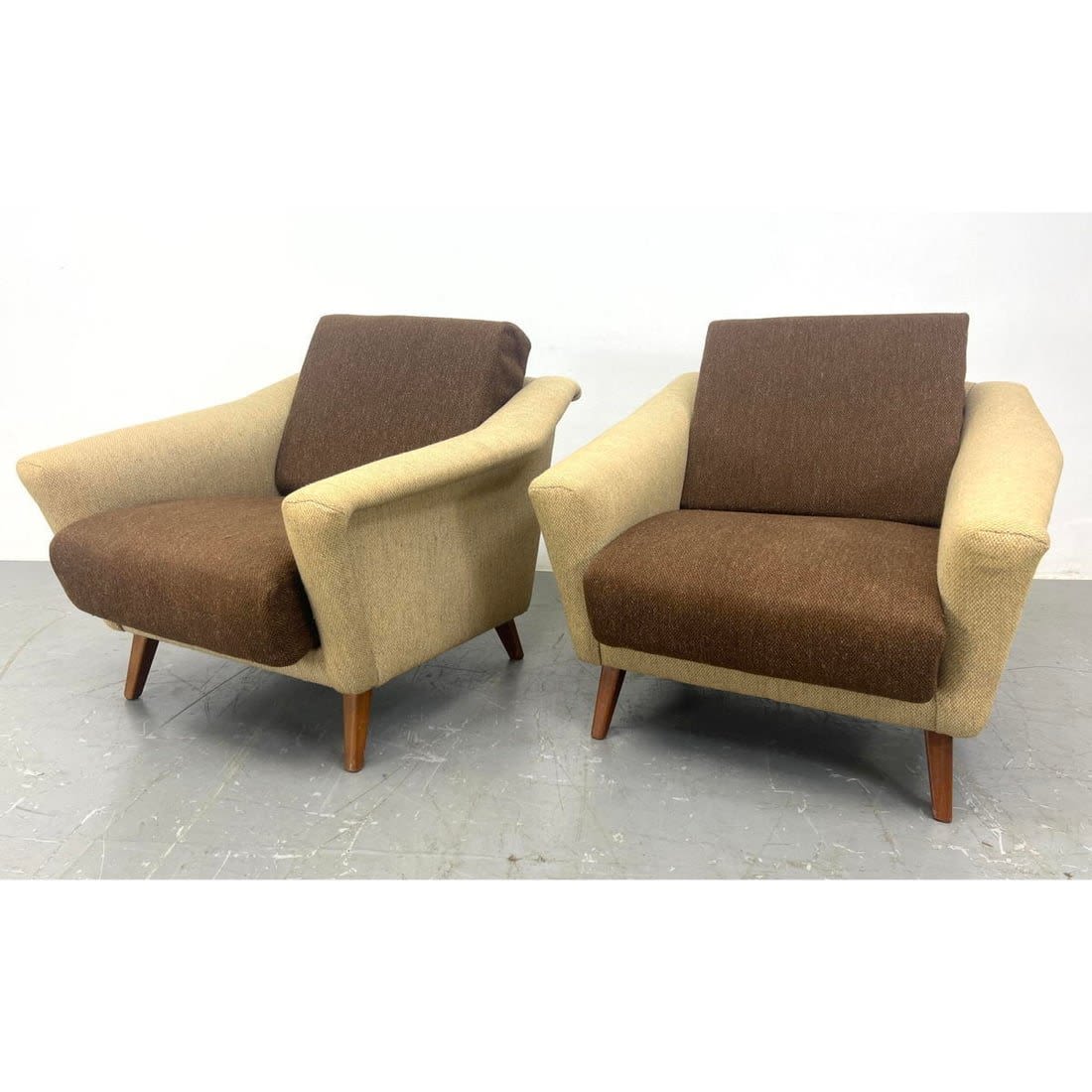 Pr Italian Mid Century Lounge Chairs  362a9e