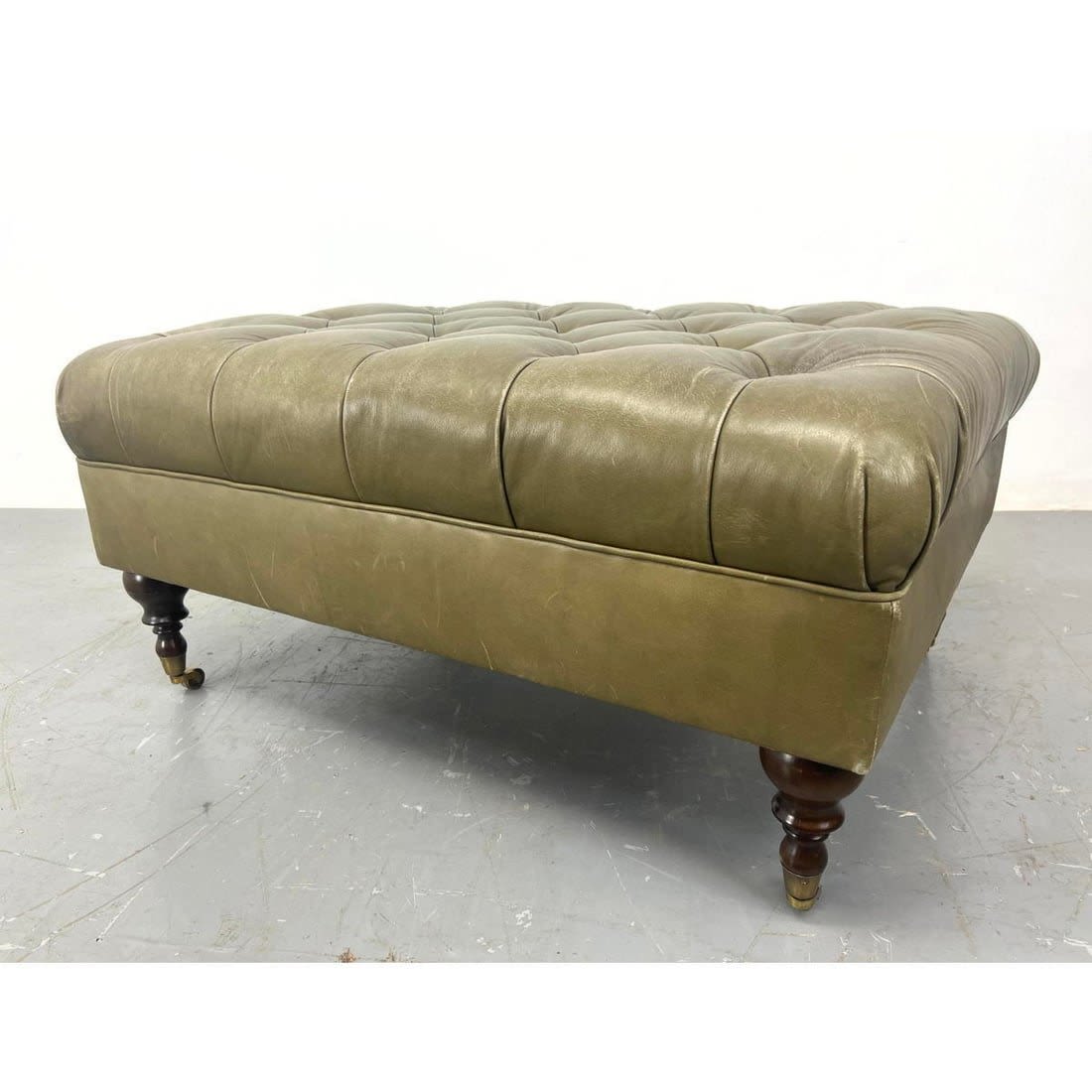 Leather Chesterfield Oversized