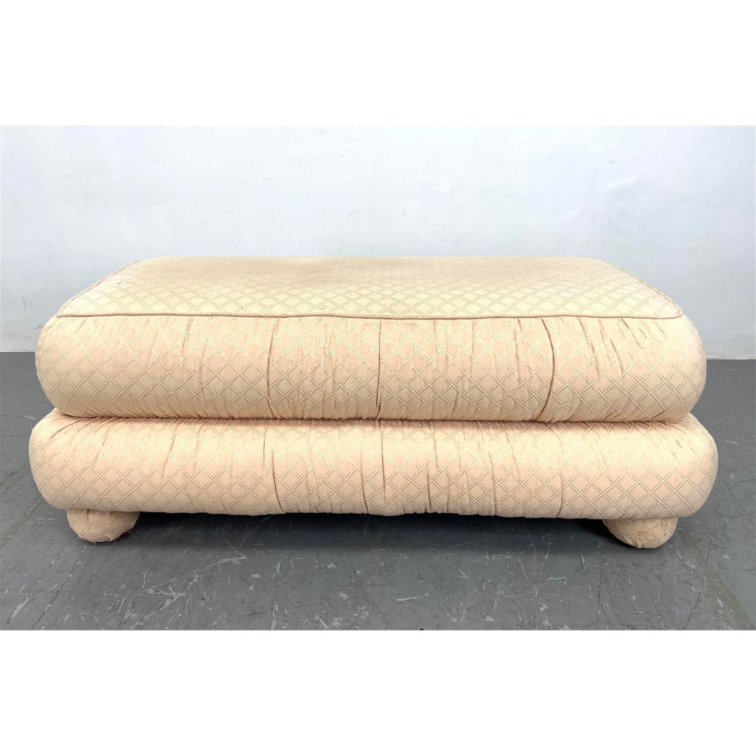 Fully Upholstered Oversized Stool 362ae7