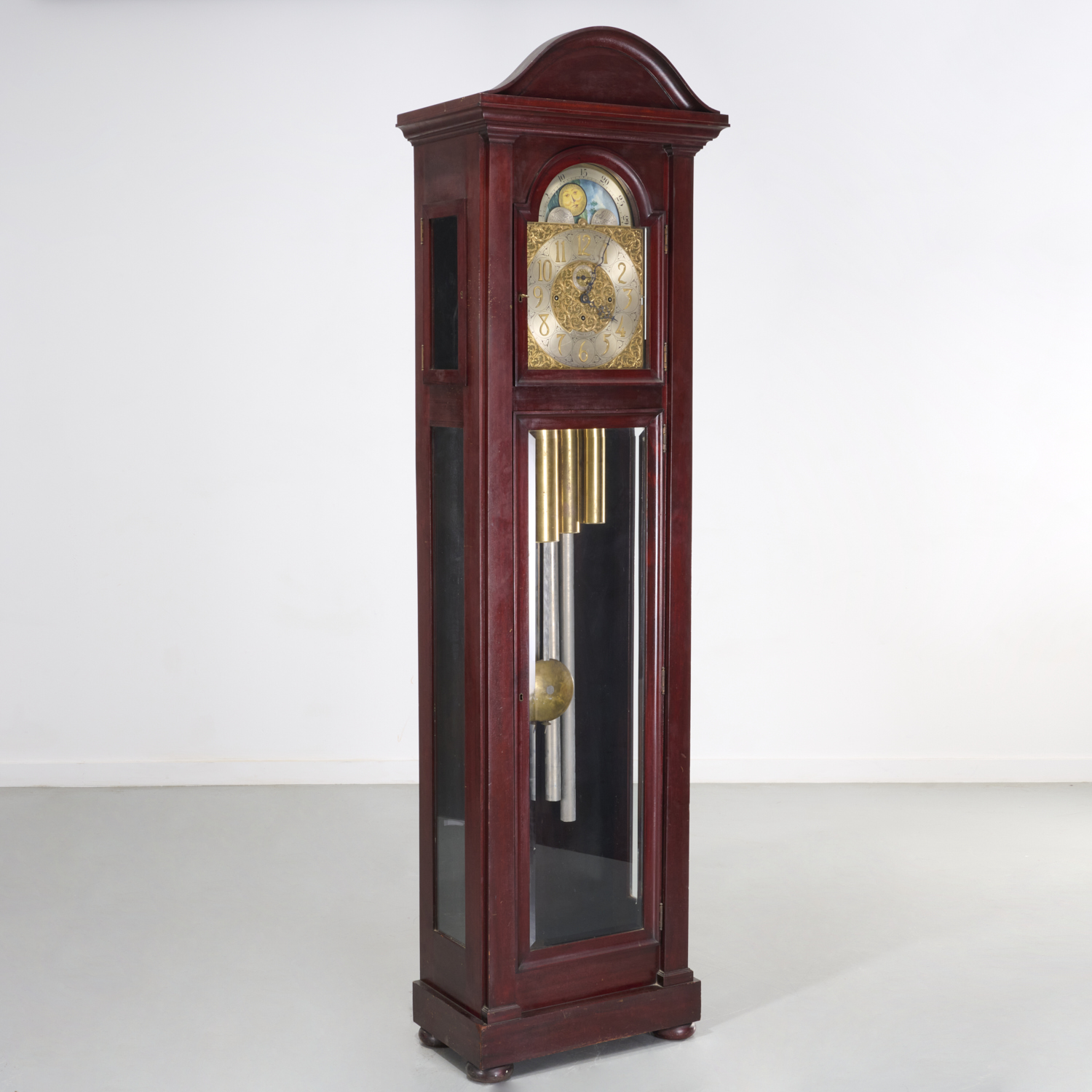 TIFFANY CO MAHOGANY TALL CASE 360434