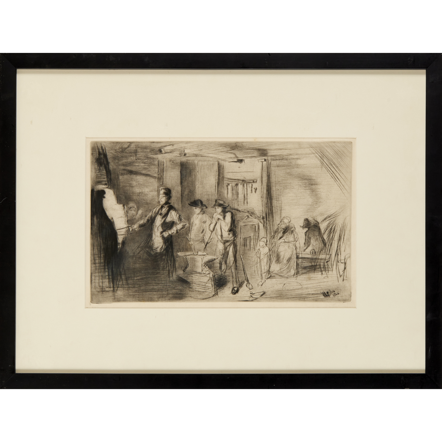 JAMES MCNEIL WHISTLER ETCHING  360460