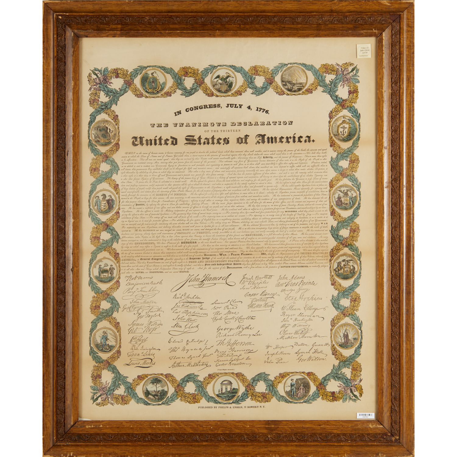 DECLARATION OF INDEPENDENCE ENGRAVING  360489