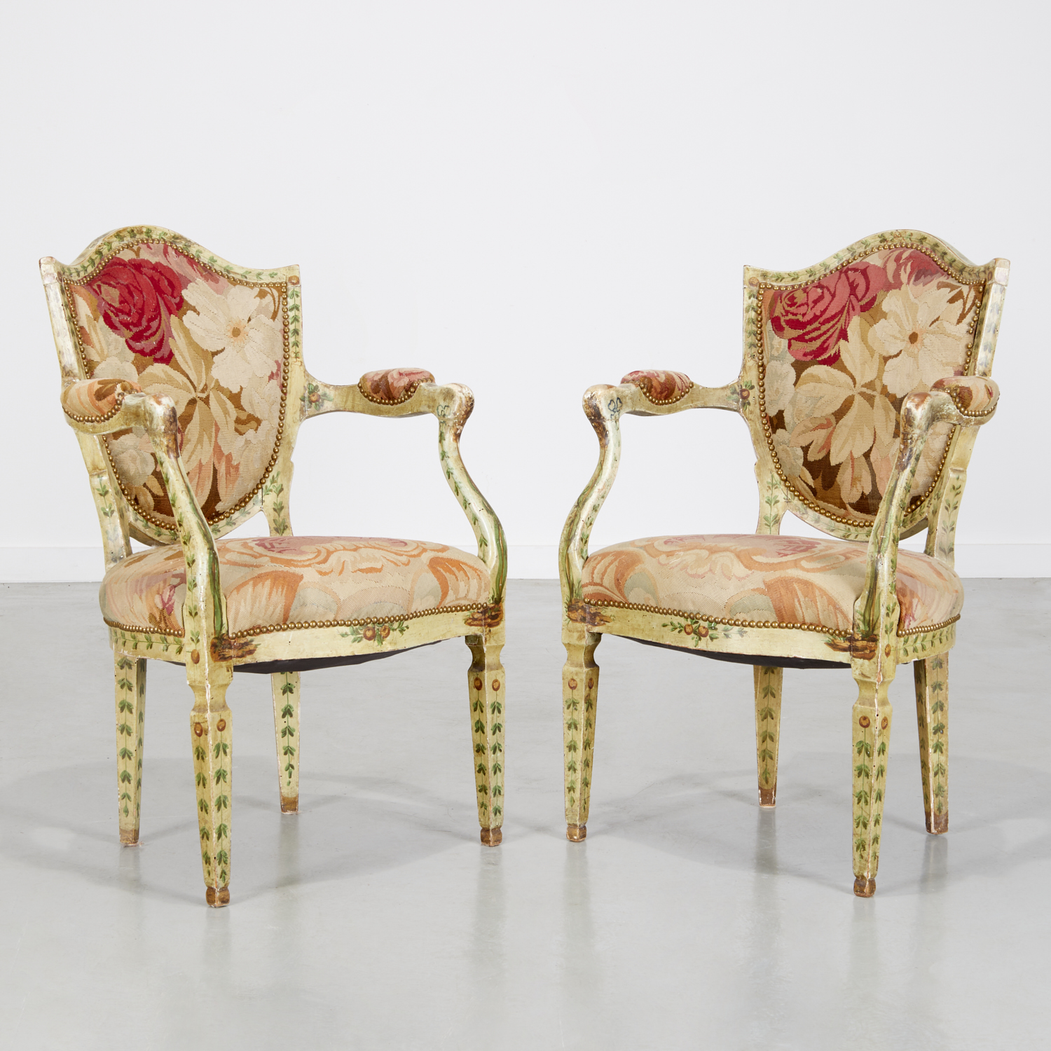 PAIR CONTINENTAL NEOCLASSIC TAPESTRY 3604b8