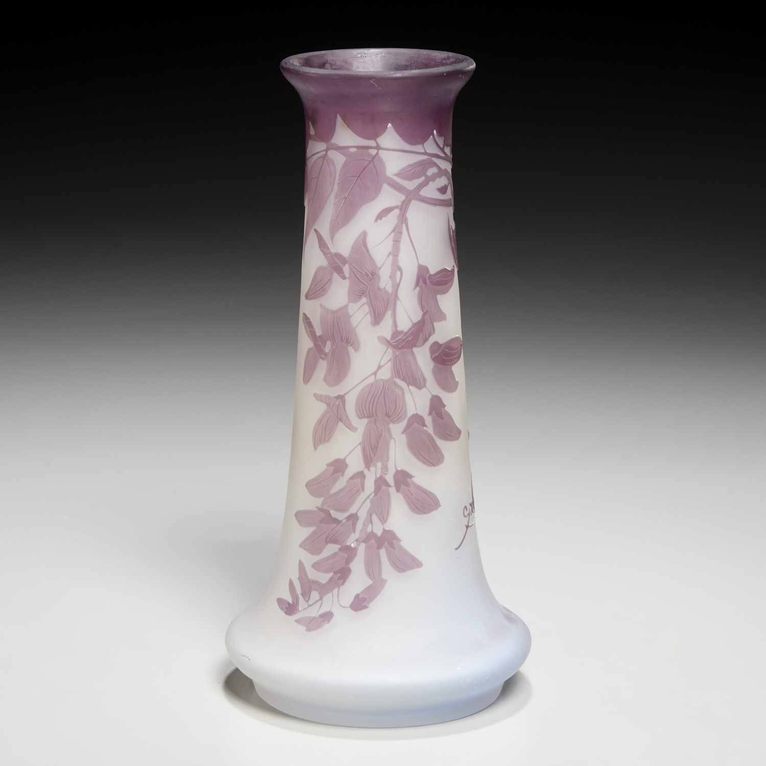 EMILE GALLE, CAMEO GLASS 'WISTERIA"