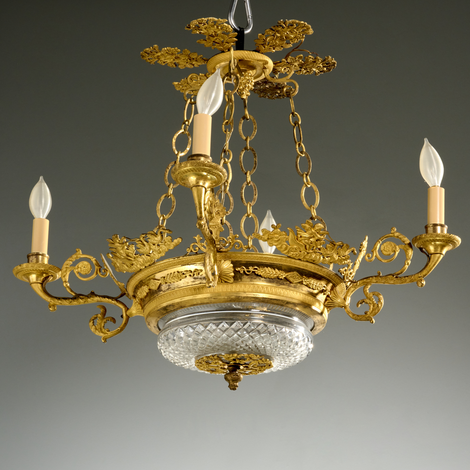 GOOD CHARLES X GILT BRONZE, CRYSTAL