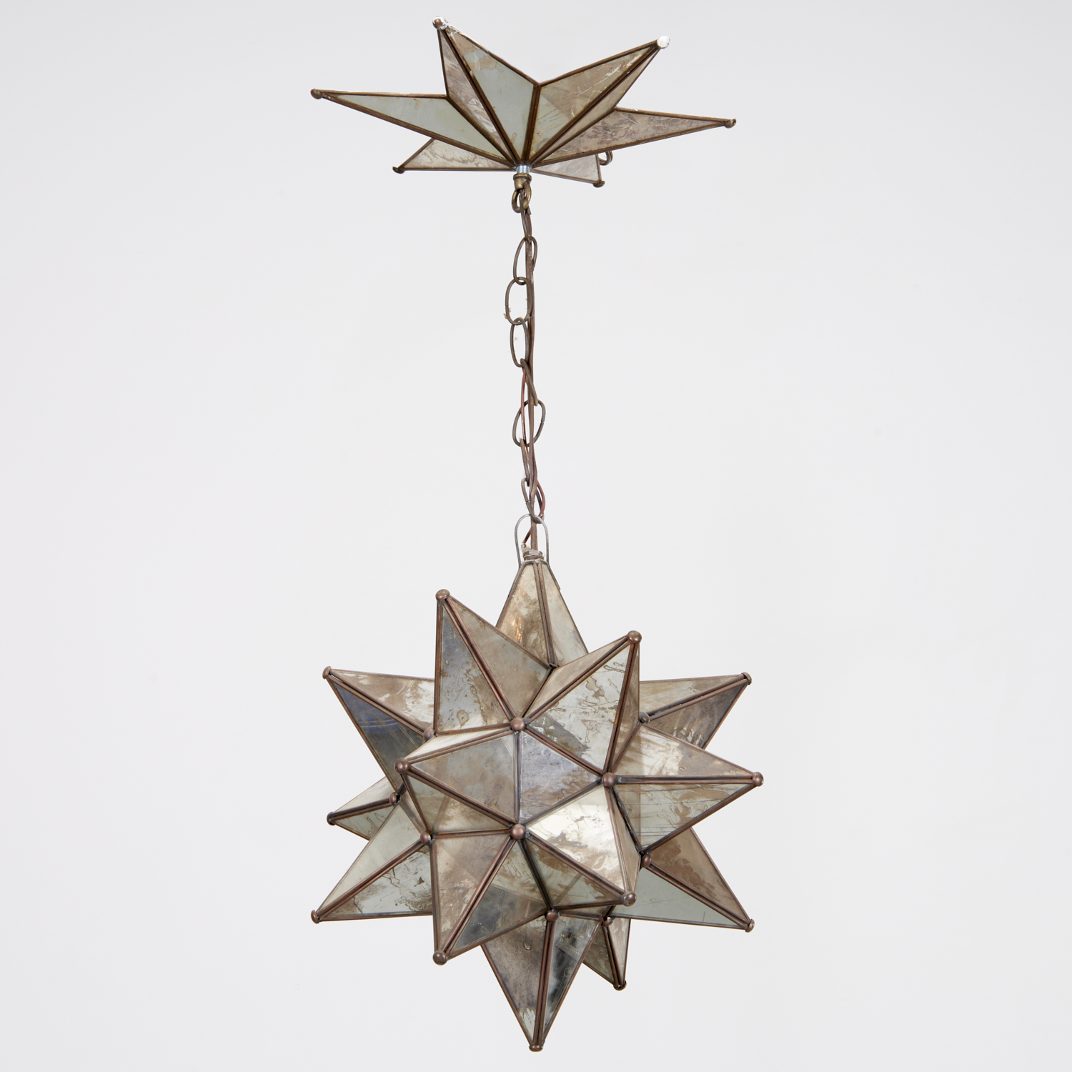 MORAVIAN STAR MIRRORED CEILING 3604eb