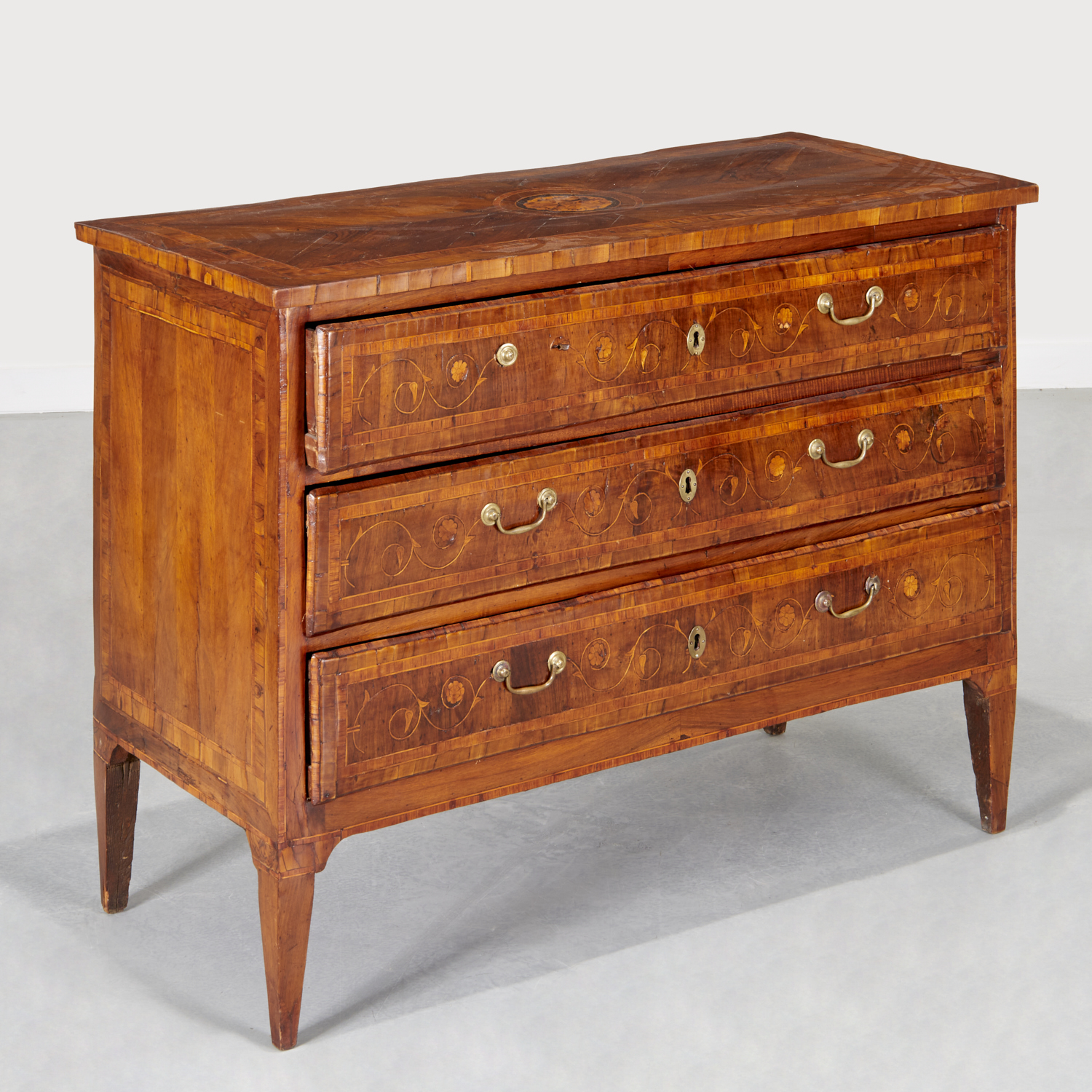 ITALIAN NEO-CLASSIC INLAID WALNUT