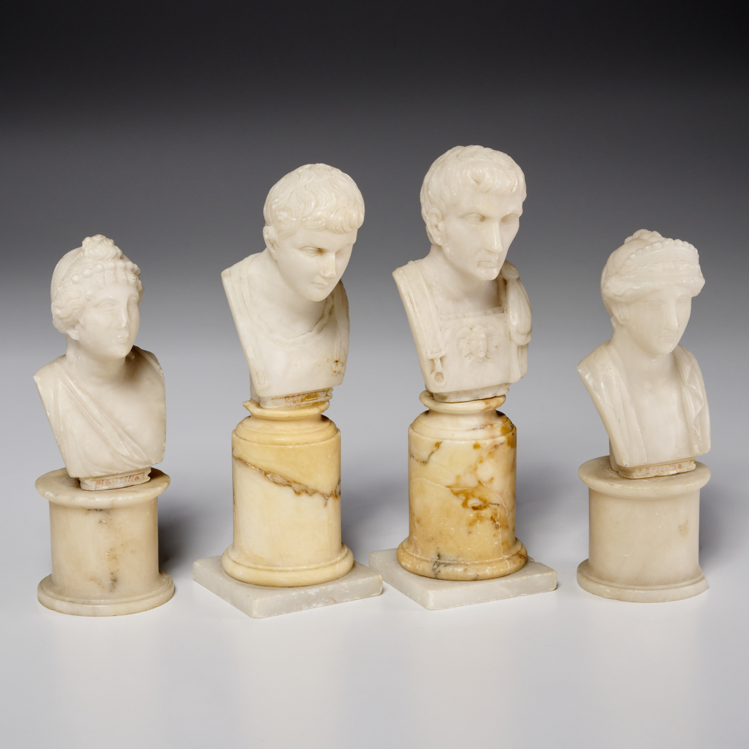 (4) GRAND TOUR MINIATURE ALABASTER