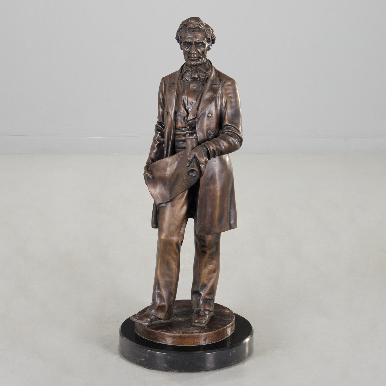 LEONARD W. VOLK, LARGE STANDING LINCOLN