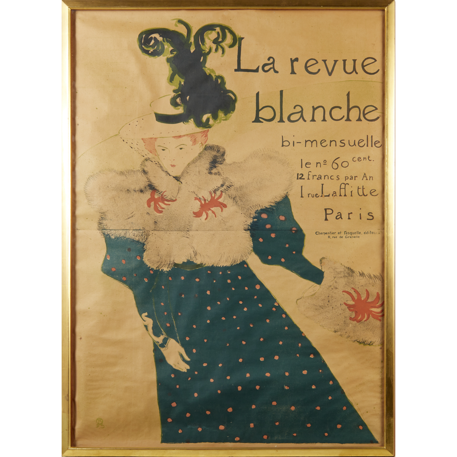 TOULOUSE-LAUTREC, LITHOGRAPH POSTER,