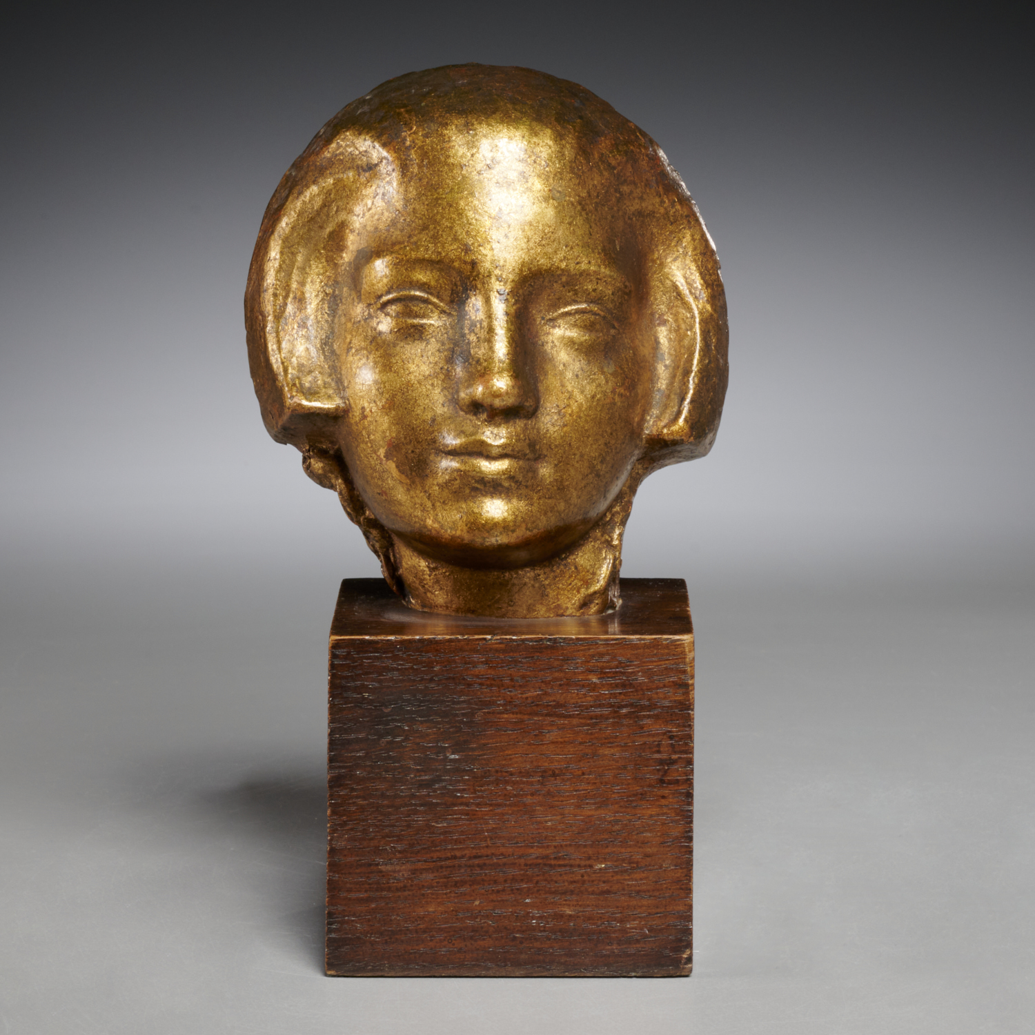 ALBERT PATRISSE GILT CERAMIC BUST 360688