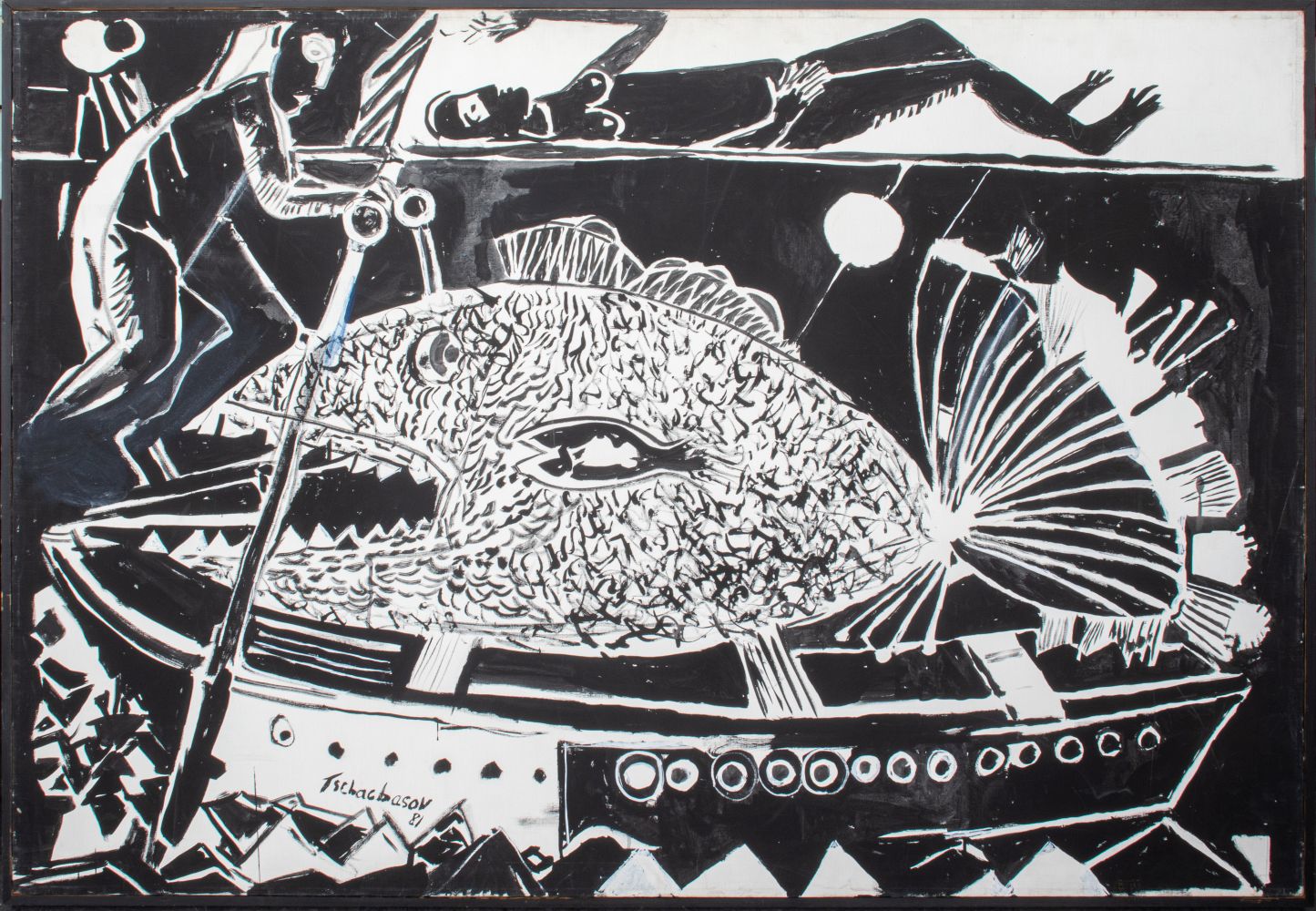 NAHUM TSCHACBASOV LARGE FISH ON 360758