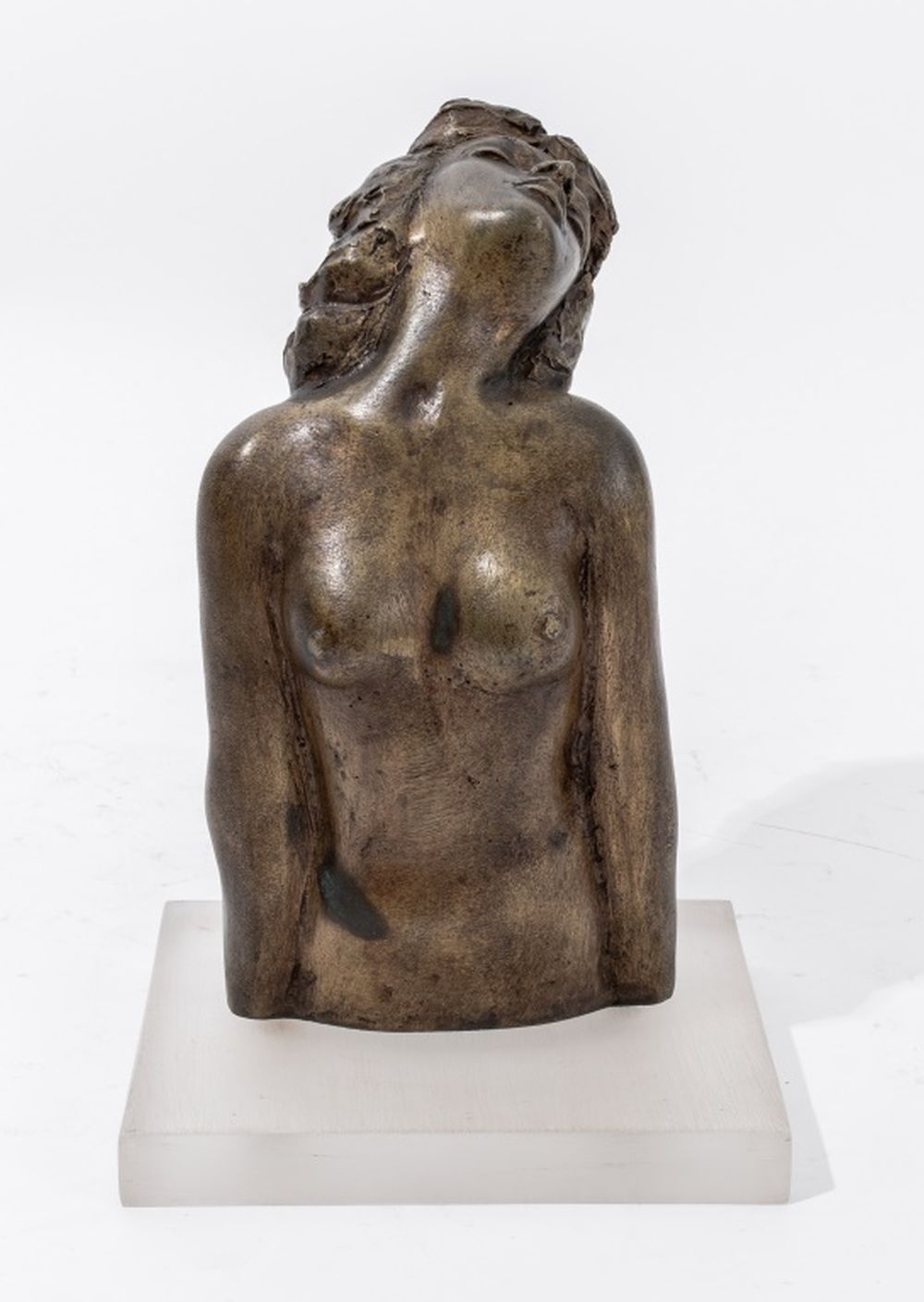 VICTOR SALMONES FEMALE BUST BRONZE 36078b