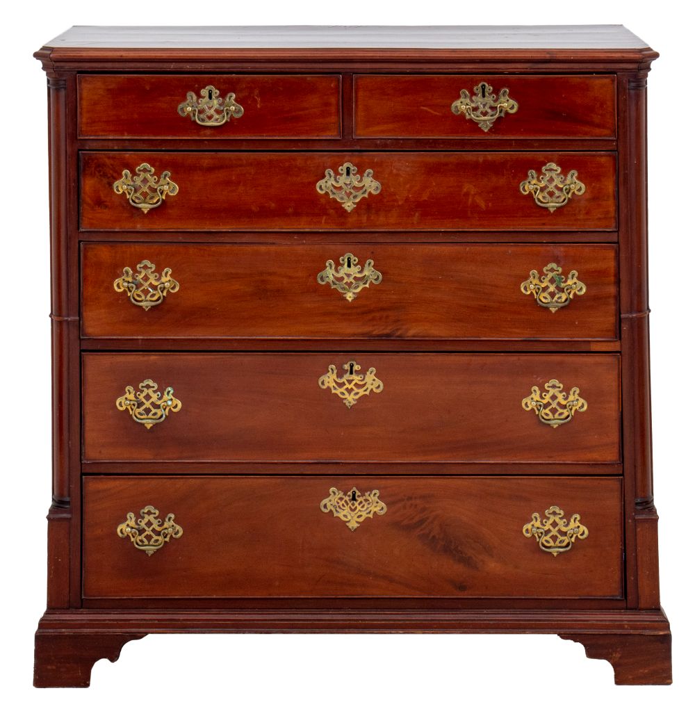 ENGLISH GEORGE III WALNUT MAHOGANY 3607a2