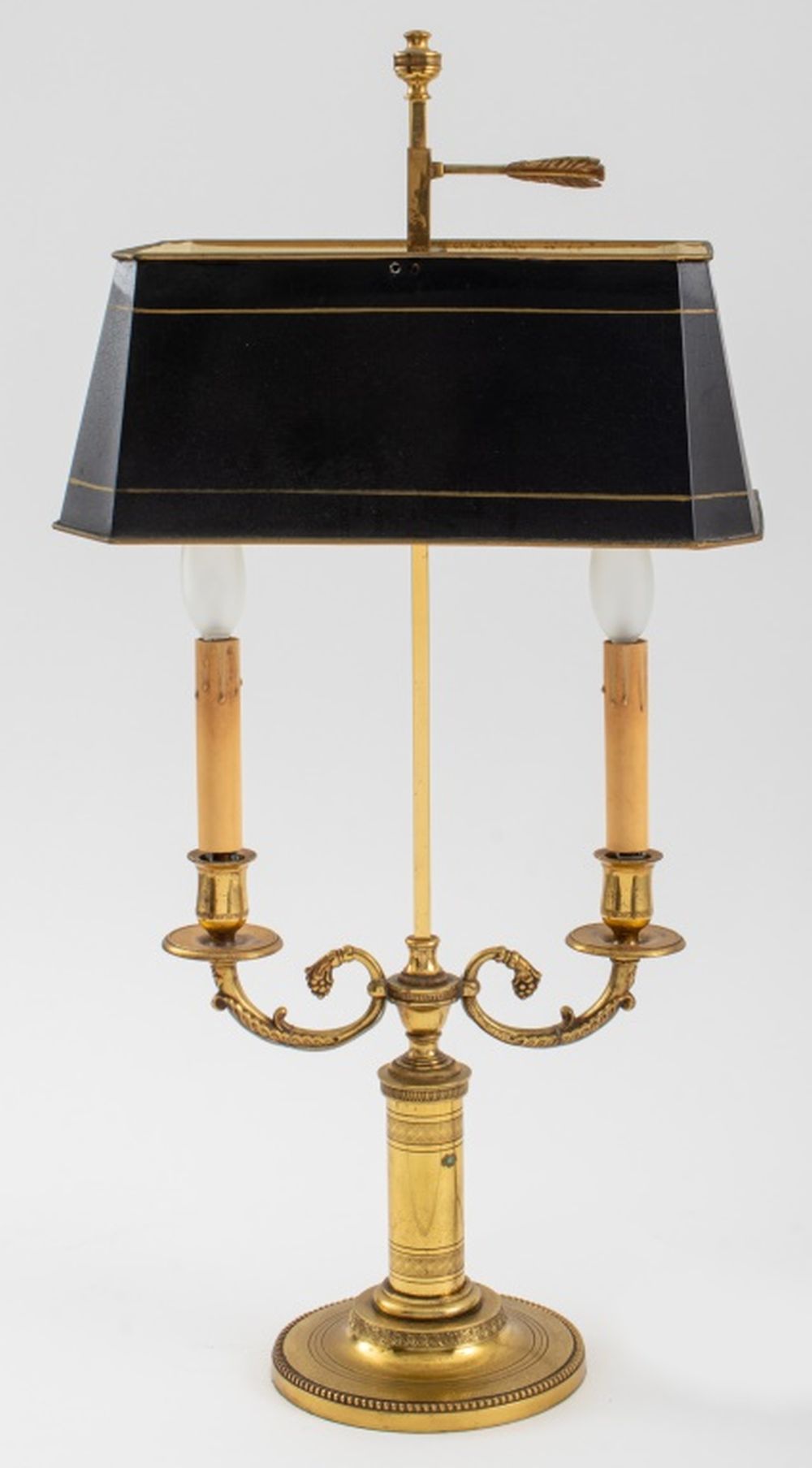 EMPIRE STYLE 2 ARM BOUILLOTTE LAMP 3607cb