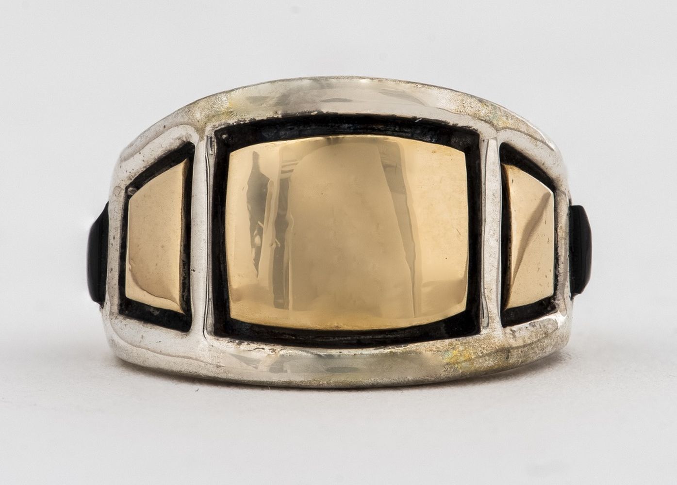 CHRISTIN WOLF SILVER & 14K YELLOW