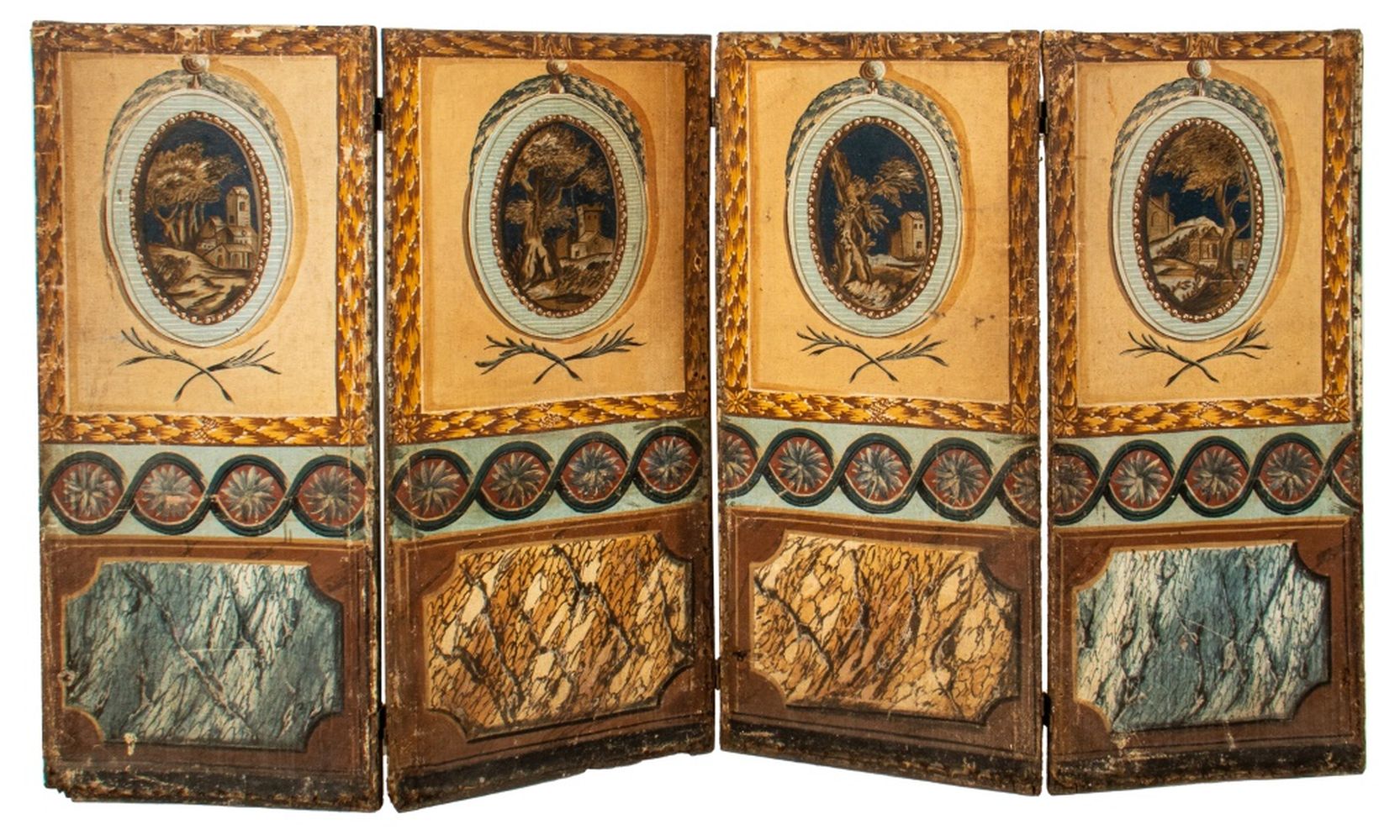 ITALIAN NEOCLASSICAL FOUR PANEL