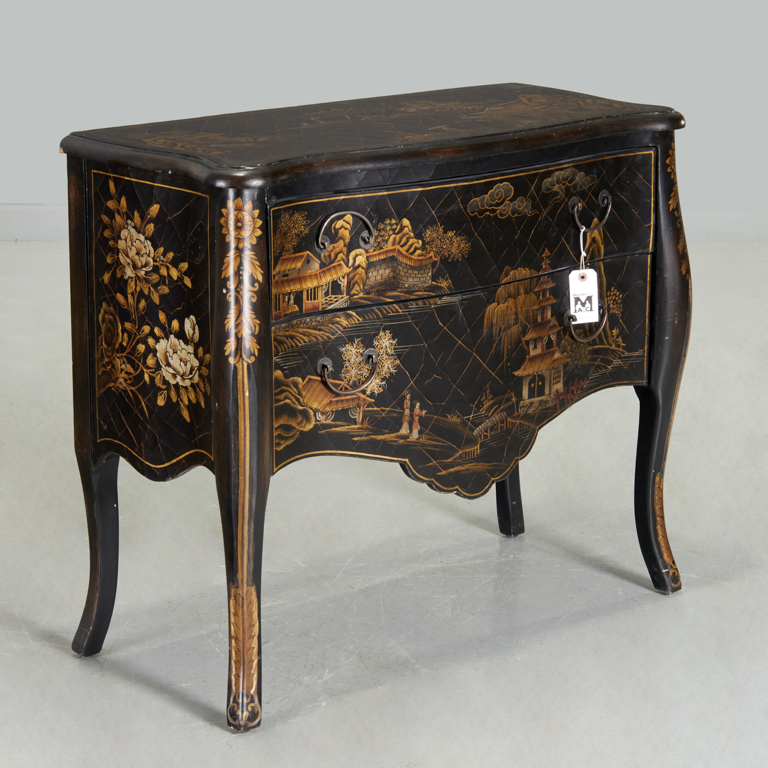 LOUIS XV STYLE CHINOISERIE BOMBE