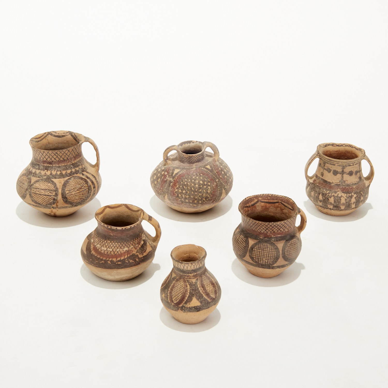 (6) CHINESE NEOLITHIC STYLE POTTERY