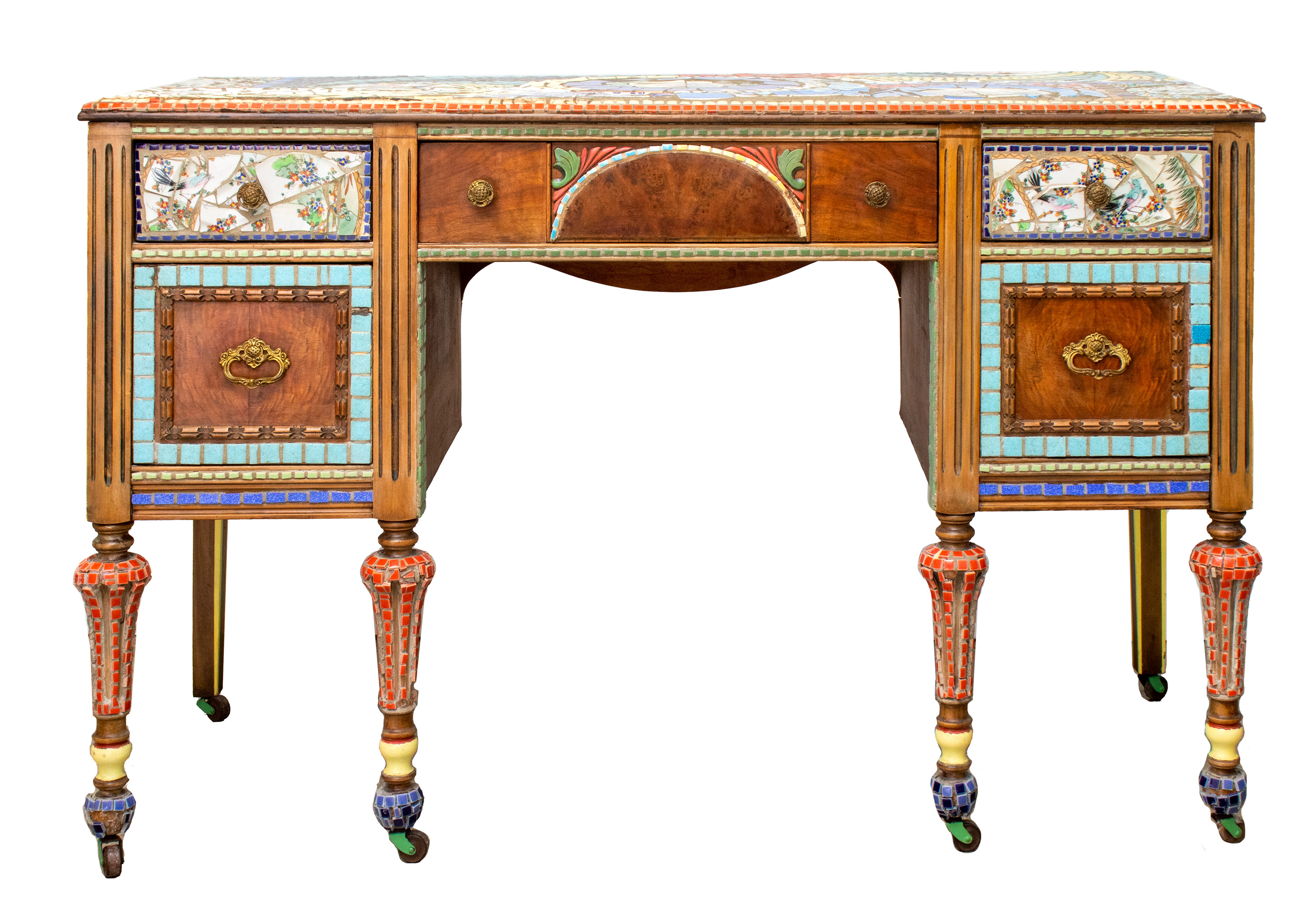 MOSAIC DECORATED LOUIS XVI STYLE 36089e