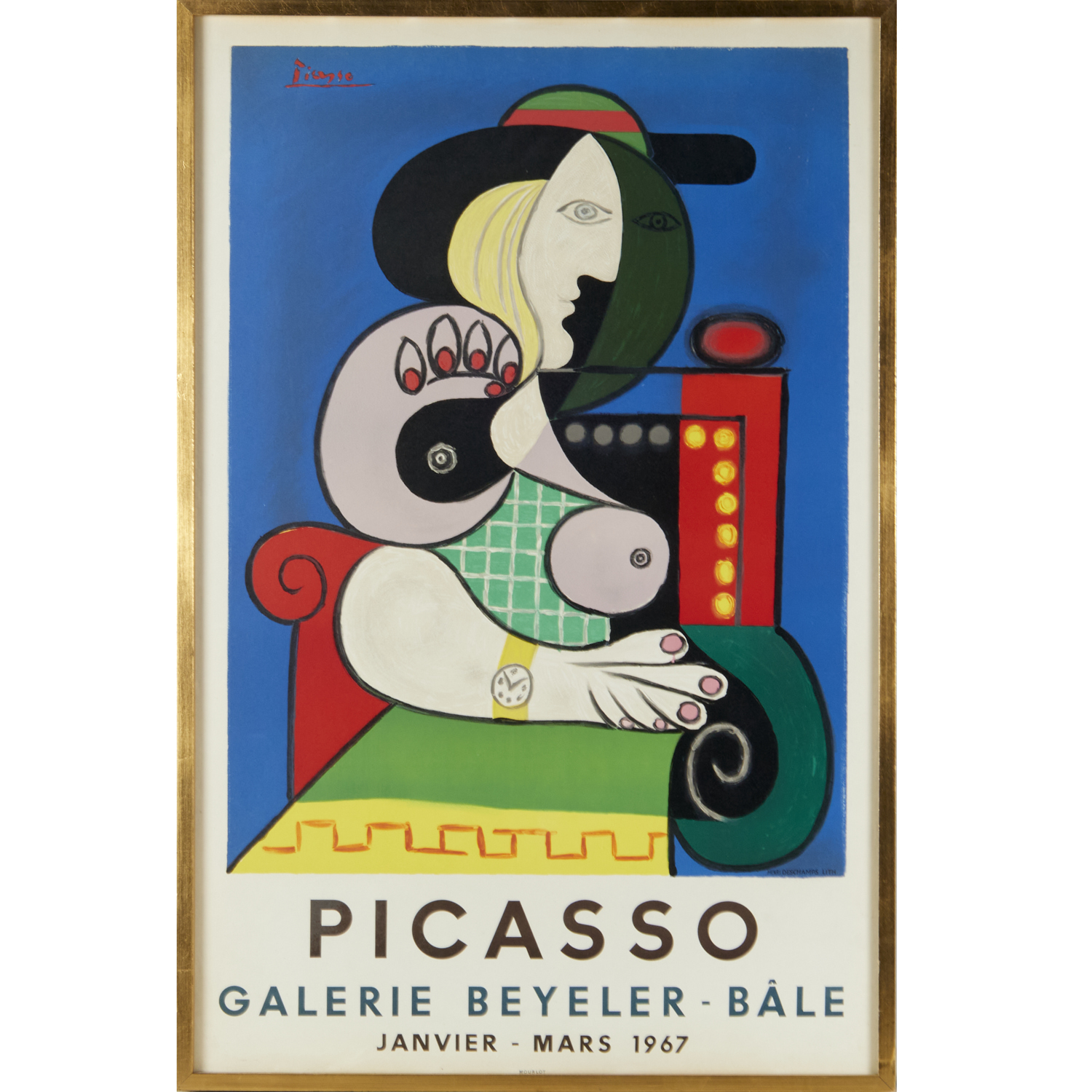 PABLO PICASSO, LITHOGRAPHIC POSTER,
