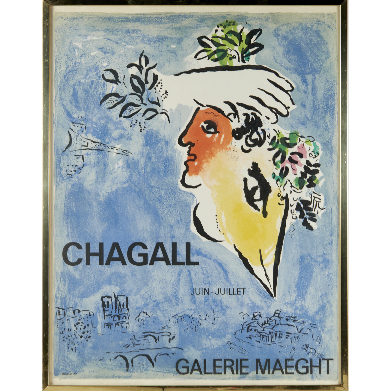 MARC CHAGALL LITHOGRAPHIC POSTER 3608ed