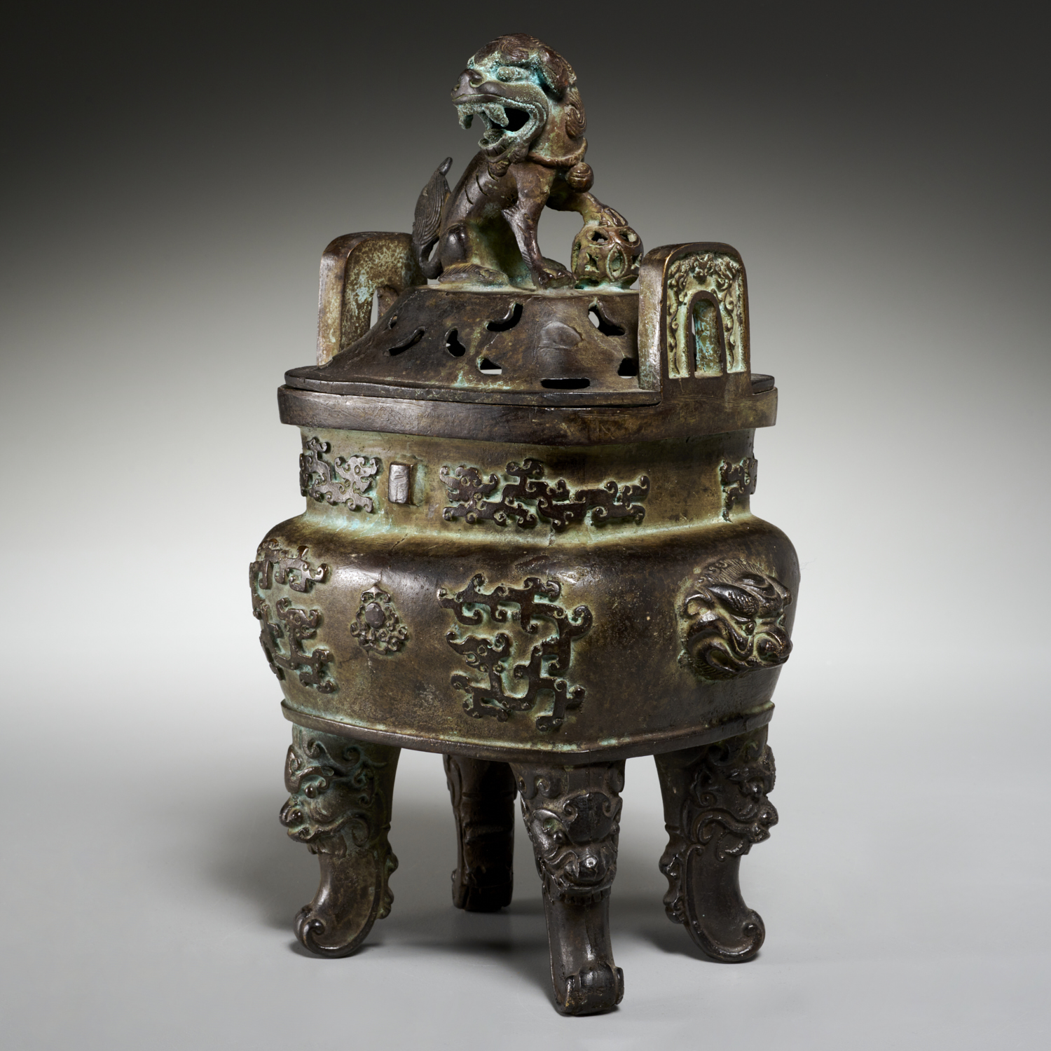 CHINESE ARCHAISTIC CAST BRONZE 36090b