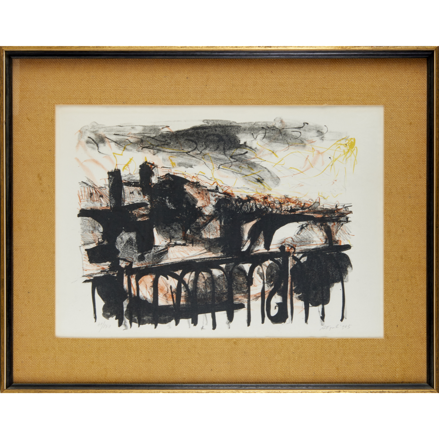 UGO ATTARDI LITHOGRAPH 1965 Ugo 360979