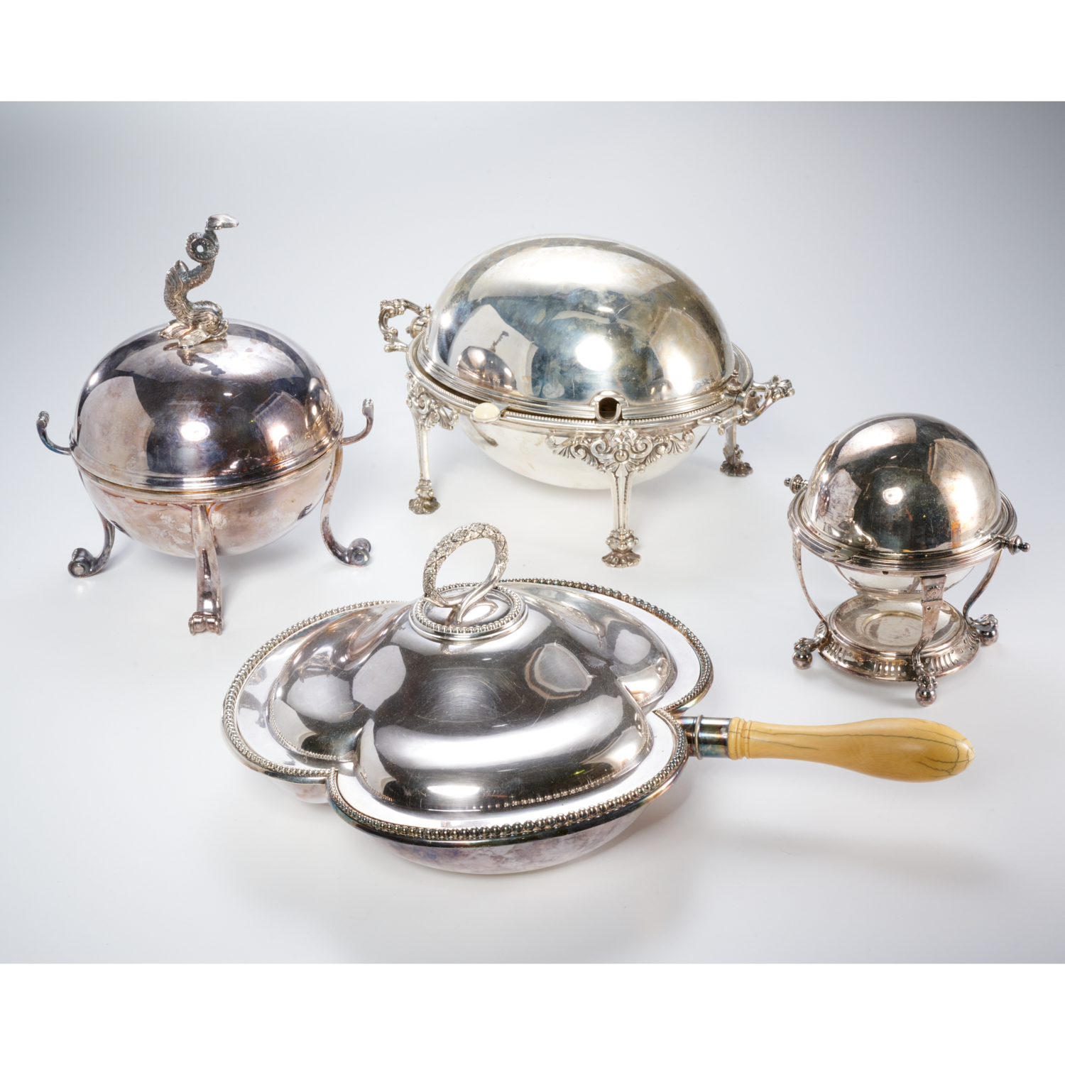 NICE ENGLISH SILVER PLATED HOLLOWWARE 36097e