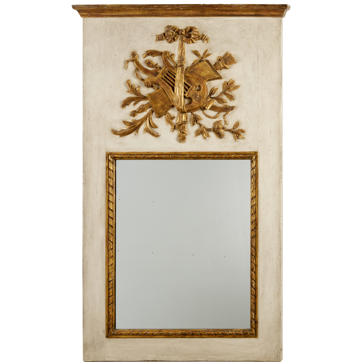 LOUIS XVI STYLE TRUMEAU MIRROR