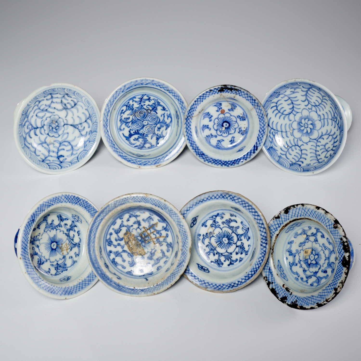  8 CHINESE BLUE AND WHITE PORCELAIN 360a92