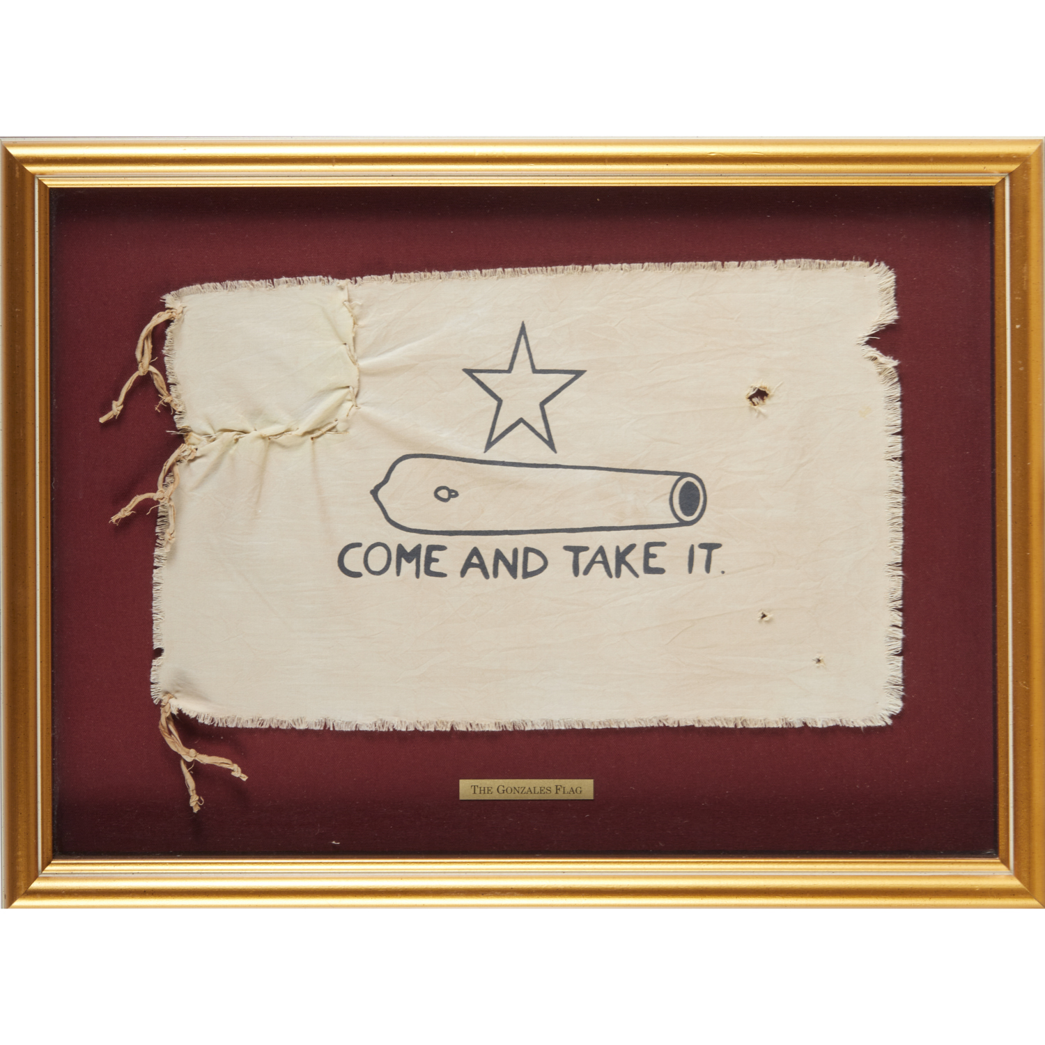 FRAMED TEXAS INDEPENDENCE "COME