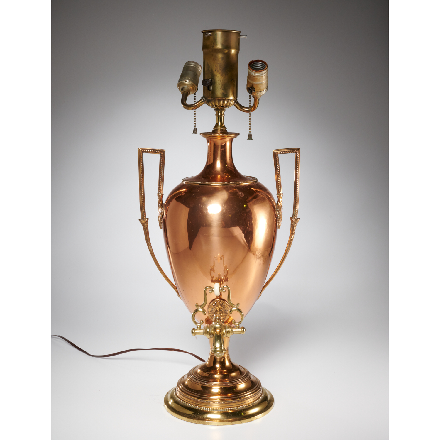 GEORGE III STYLE COPPER HOT WATER