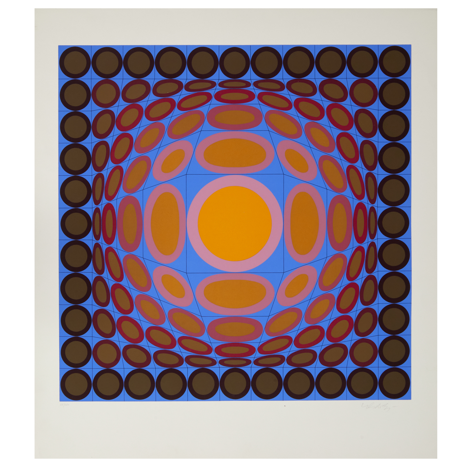 VICTOR VASARELY SIGNED SERIGRAPH 360bb3